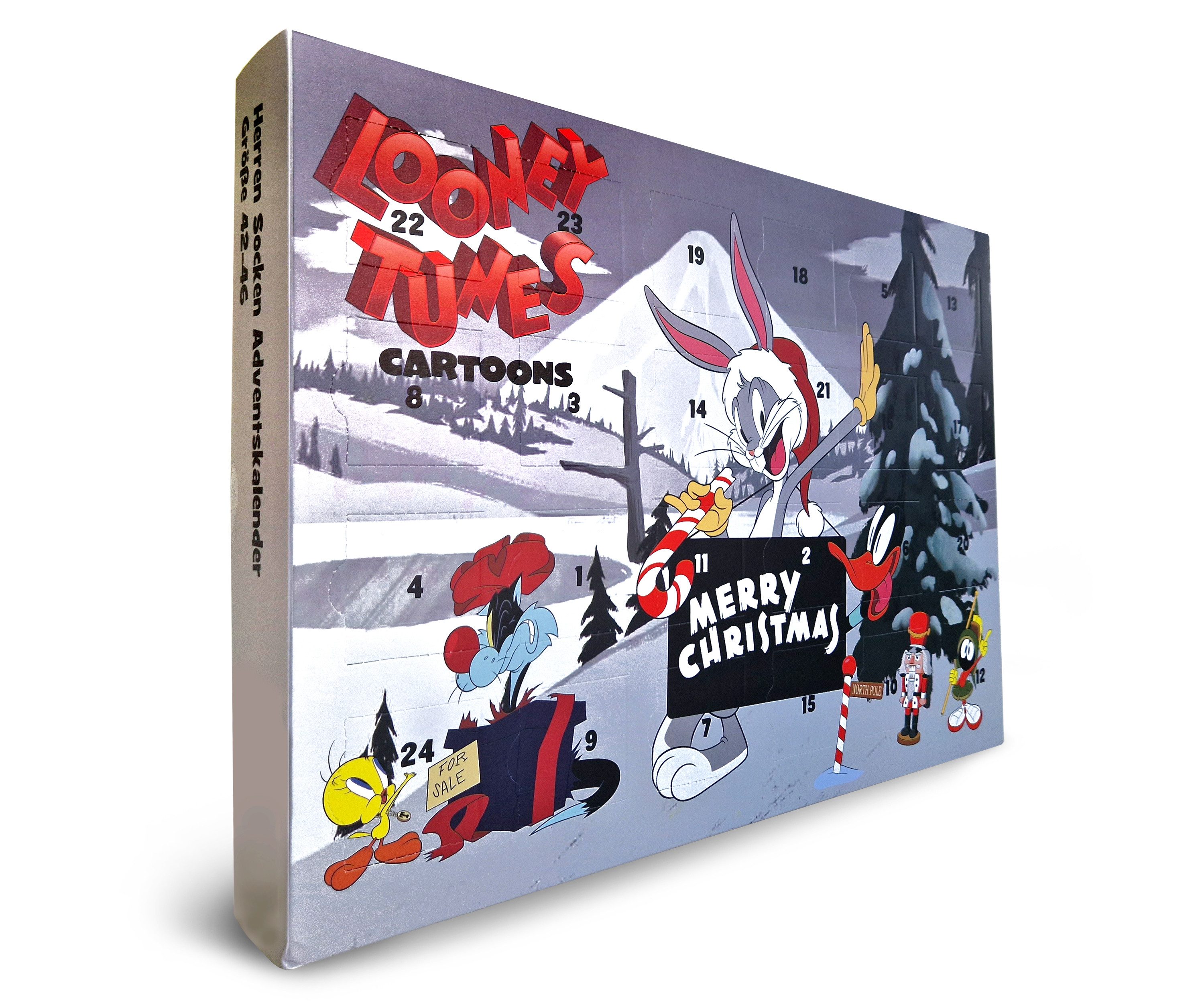 Sockswear Socken Looney Tunes Adventskalender Herren Sockenkalender