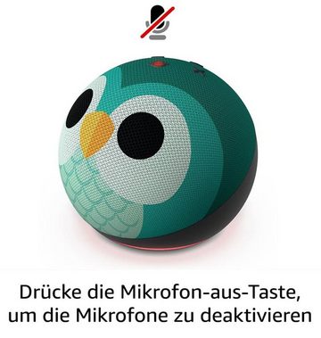 Amazon Echo Dot Kids (5. Gen., 2022) / Alexa / Eulen Design Bluetooth-Lautsprecher