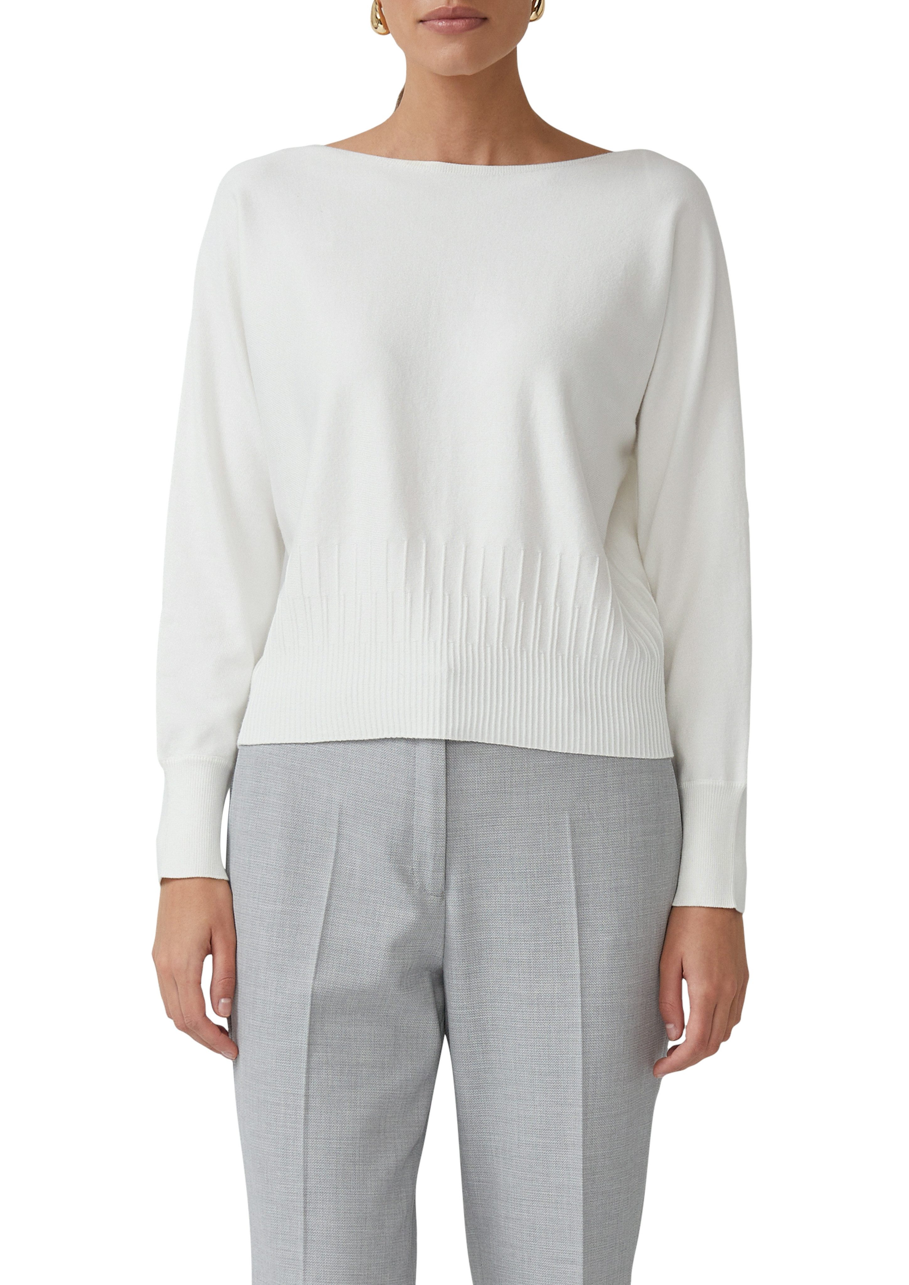 s.Oliver BLACK LABEL Strickpullover mit Fledermausärmeln günstig online kaufen