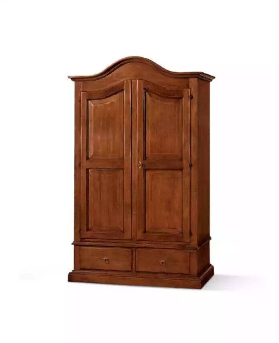 JVmoebel Kleiderschrank Klassisch Schlafzimmer Schrank Italienische Möbel Design Braun Neu (1-St., Kleiderschrank) Made in Italy