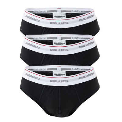 Dsquared2 Slip Herren Слипы, 3er Pack - Briefs, Cotton Stretch