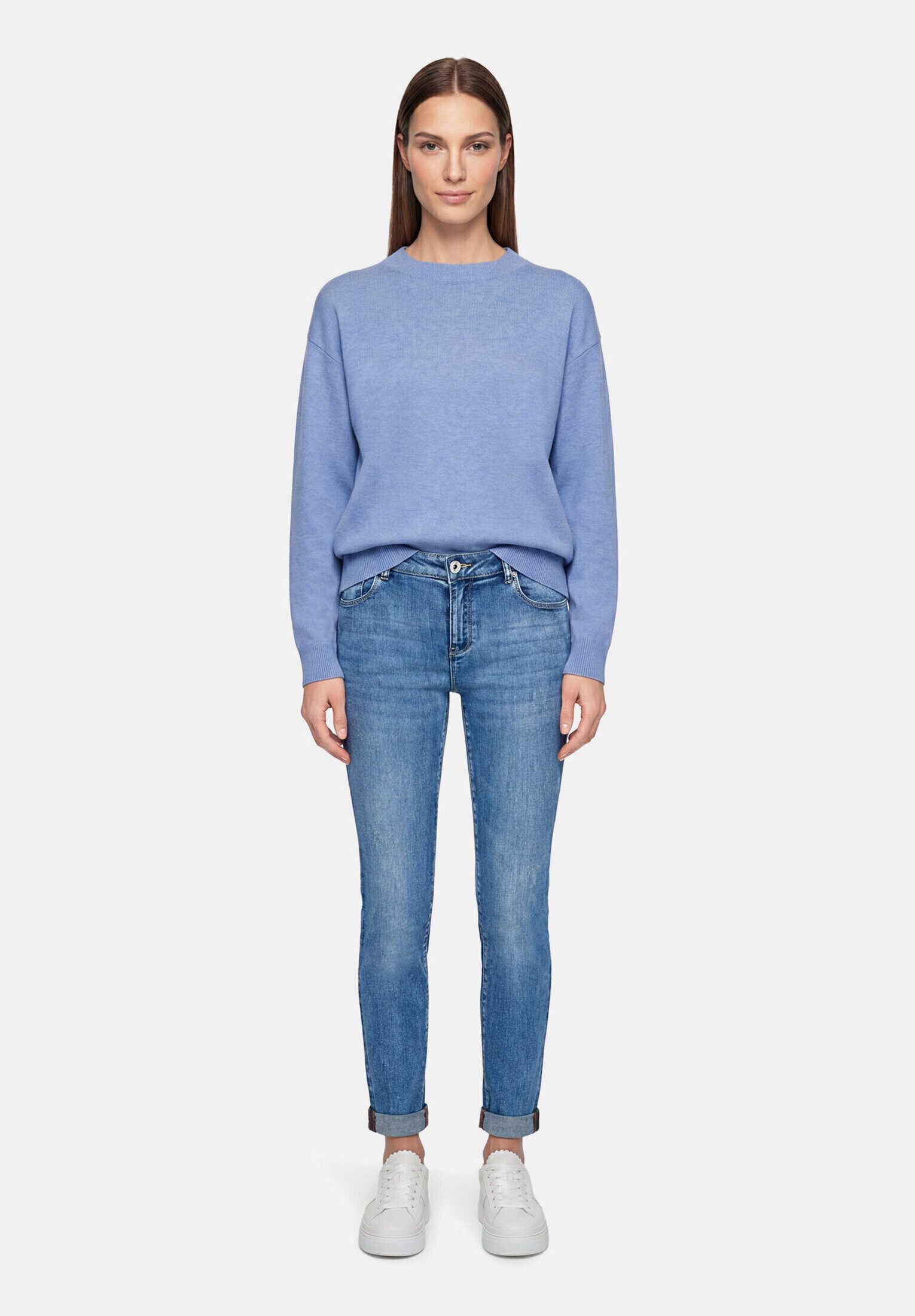 Betty Barclay Strickpullover Damen mit Stehkragen (1-tlg)