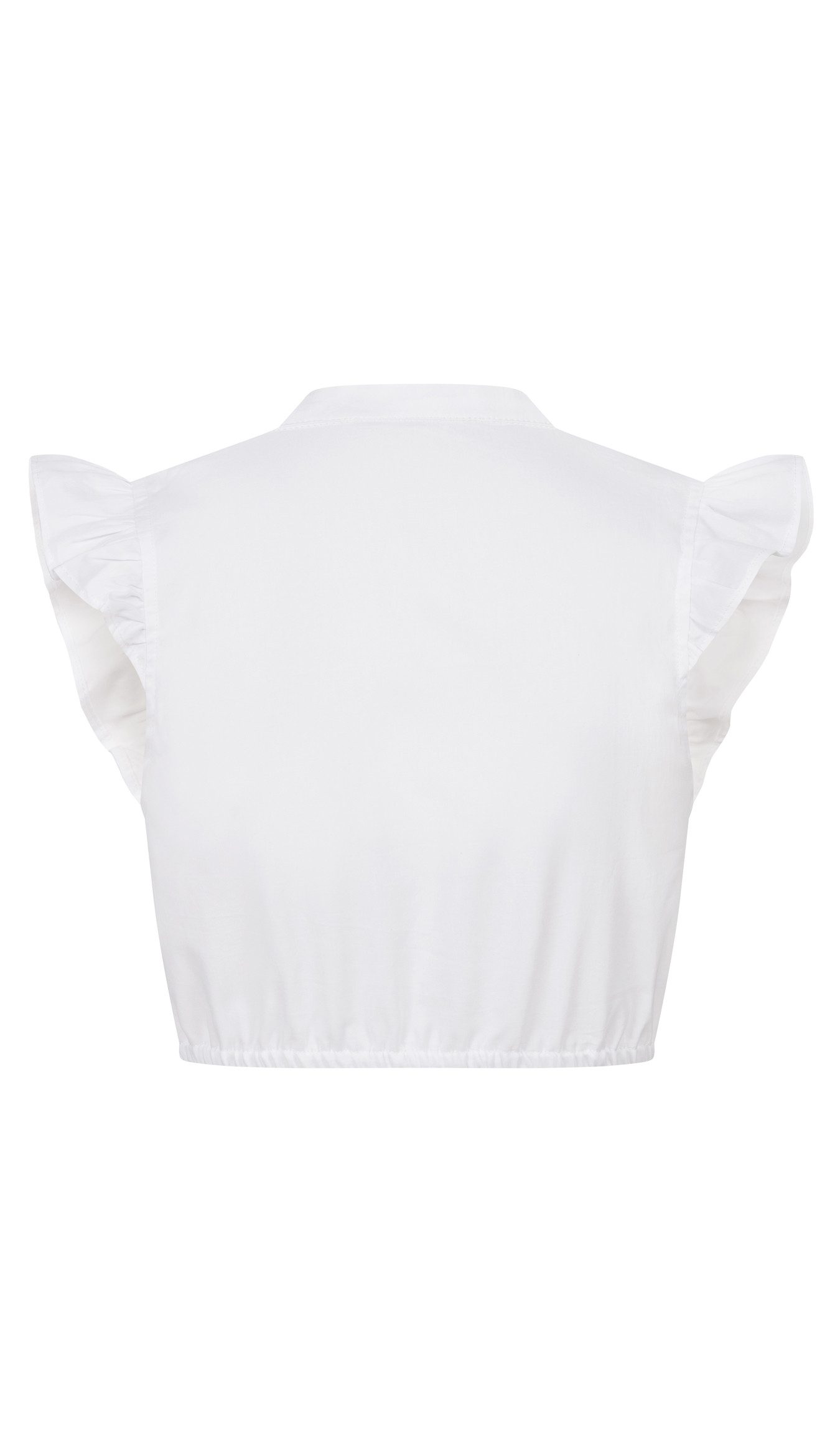 Nübler Dirndlbluse Dirndlbluse Carla Kurzarm in Weiß von Nübler