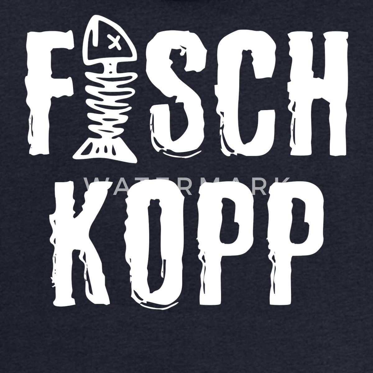 Spreadshirt Sweatjacke Fischkopp Fisch Mundart Urlaub Küste Kapuzenjacke He günstig online kaufen