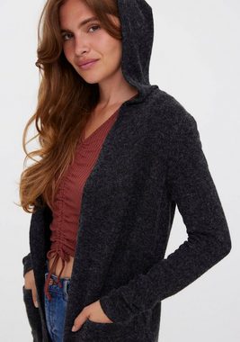 Vero Moda Strickjacke VMDOFFY LS OPEN HOOD CARDIGAN GA NOOS