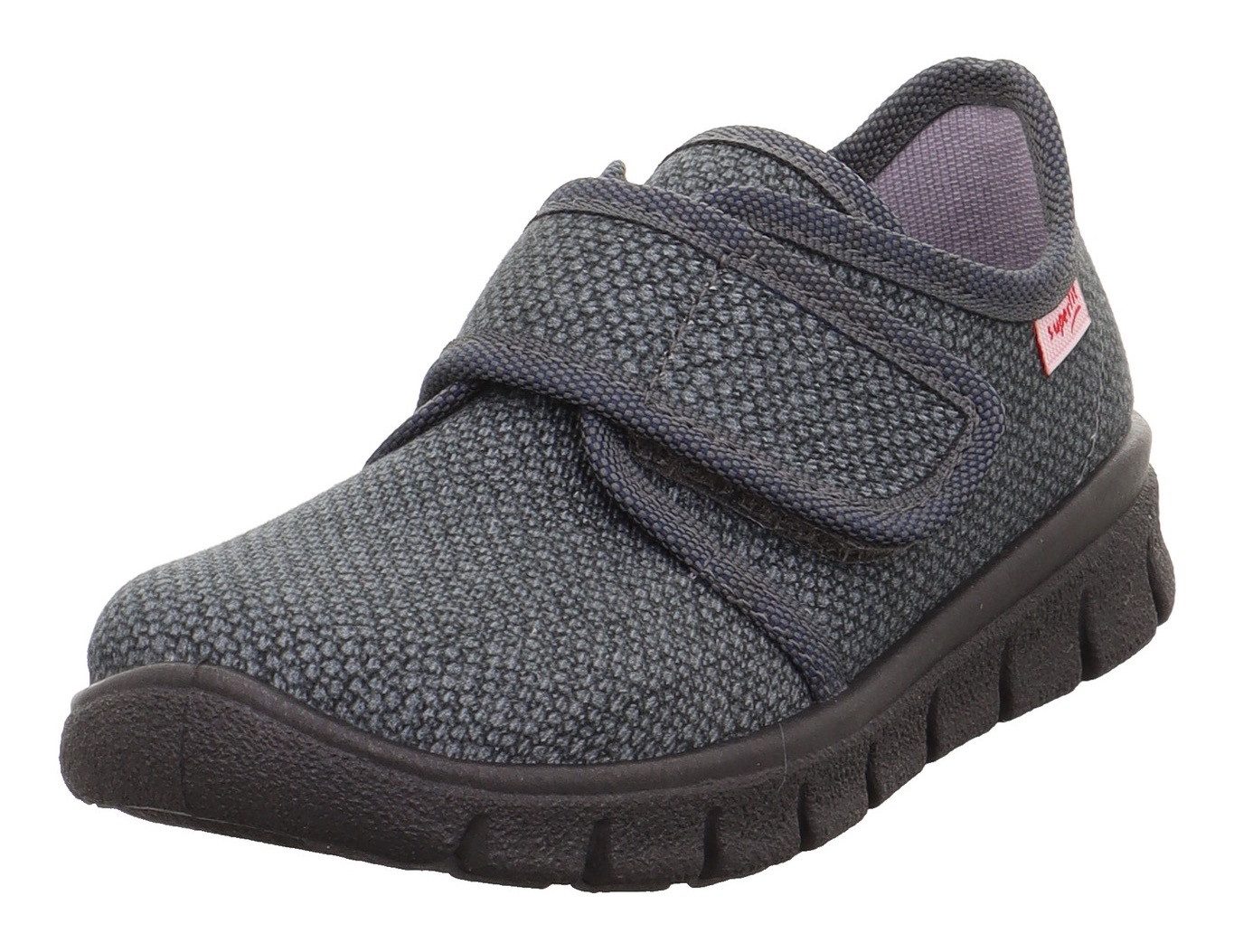Superfit BOBBY WMS: Mittel Hausschuh Klettschuh mit Baumwoll-Futter, Größenschablone zum Download