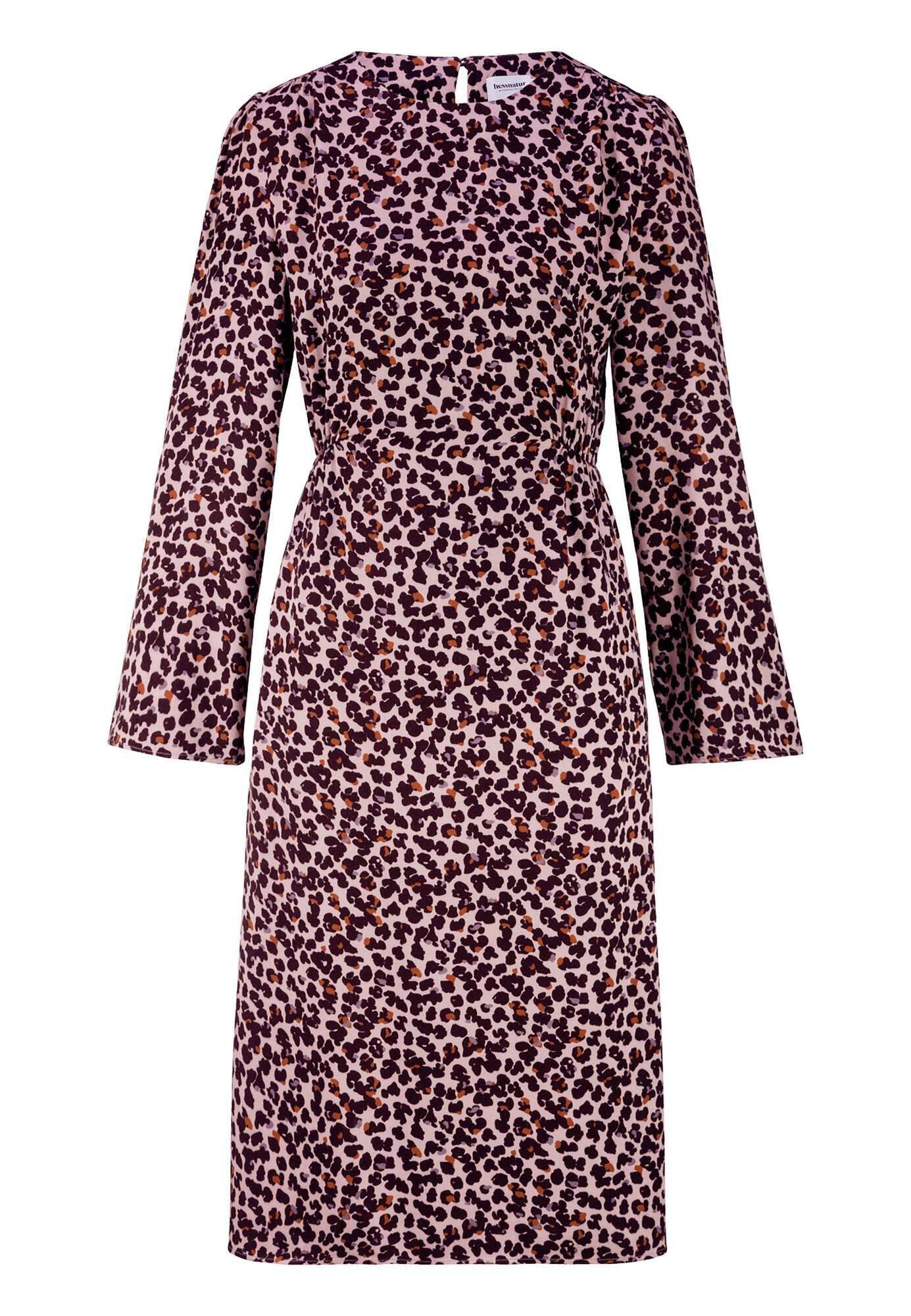 Hessnatur A-Linien-Kleid Regular aus LENZING™ ECOVERO™ Satin (1-tlg)