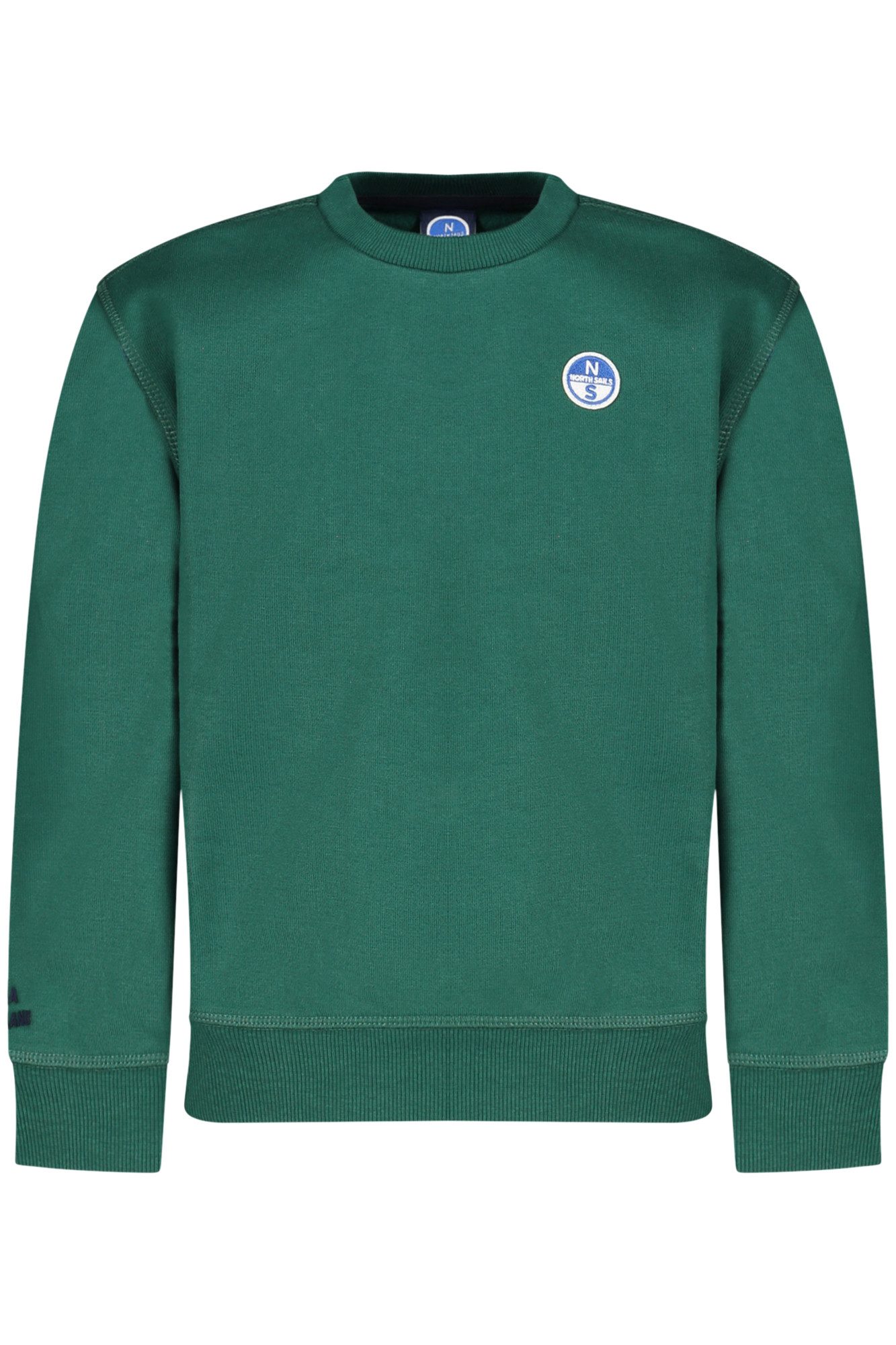 North Sails Sweatshirt Grünes Kinder-Sweatshirt: Langarm, Gefüttert