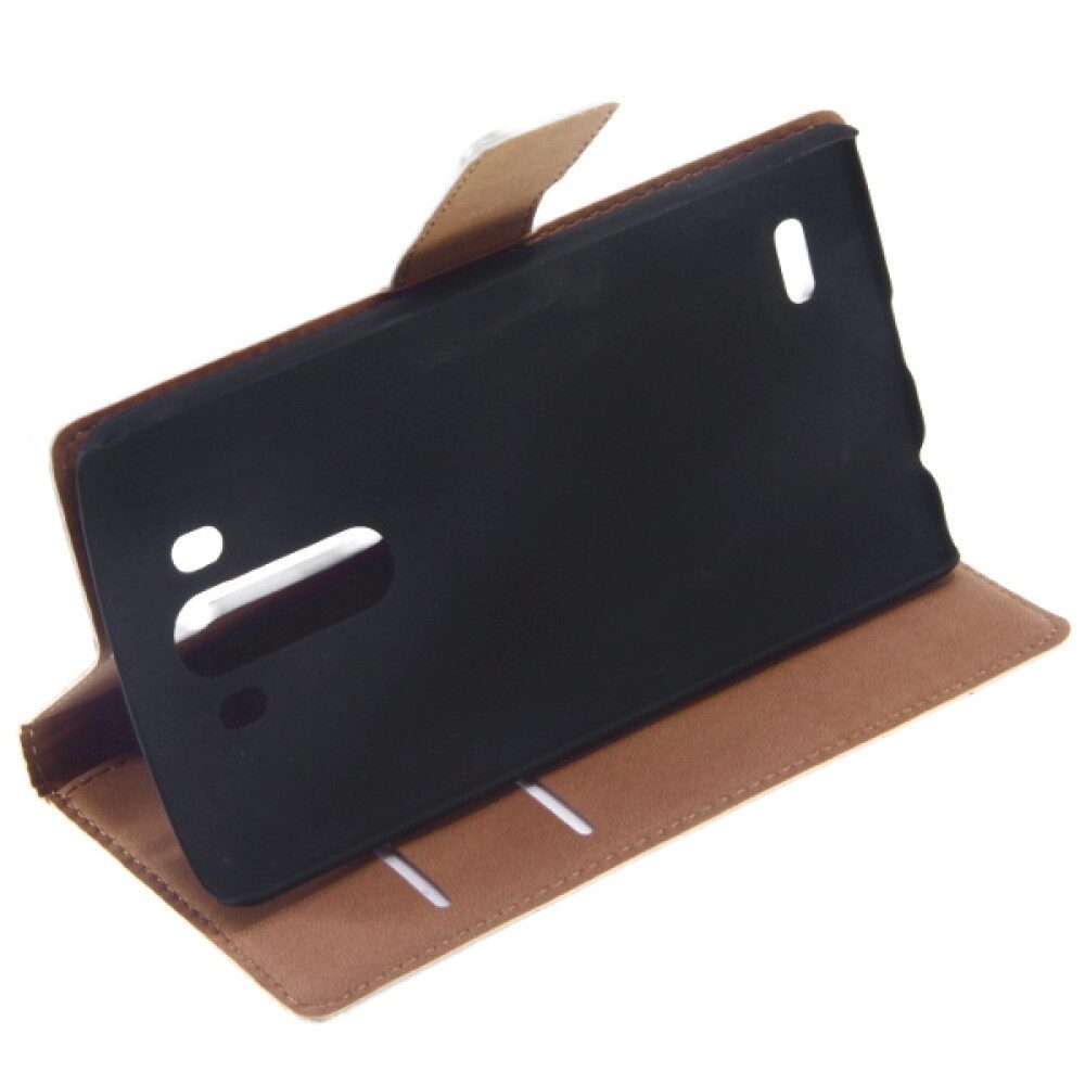 Handytasche Lederhülle Handyhülle für LG G3 Weiß 4250710554027 (Book Cover)