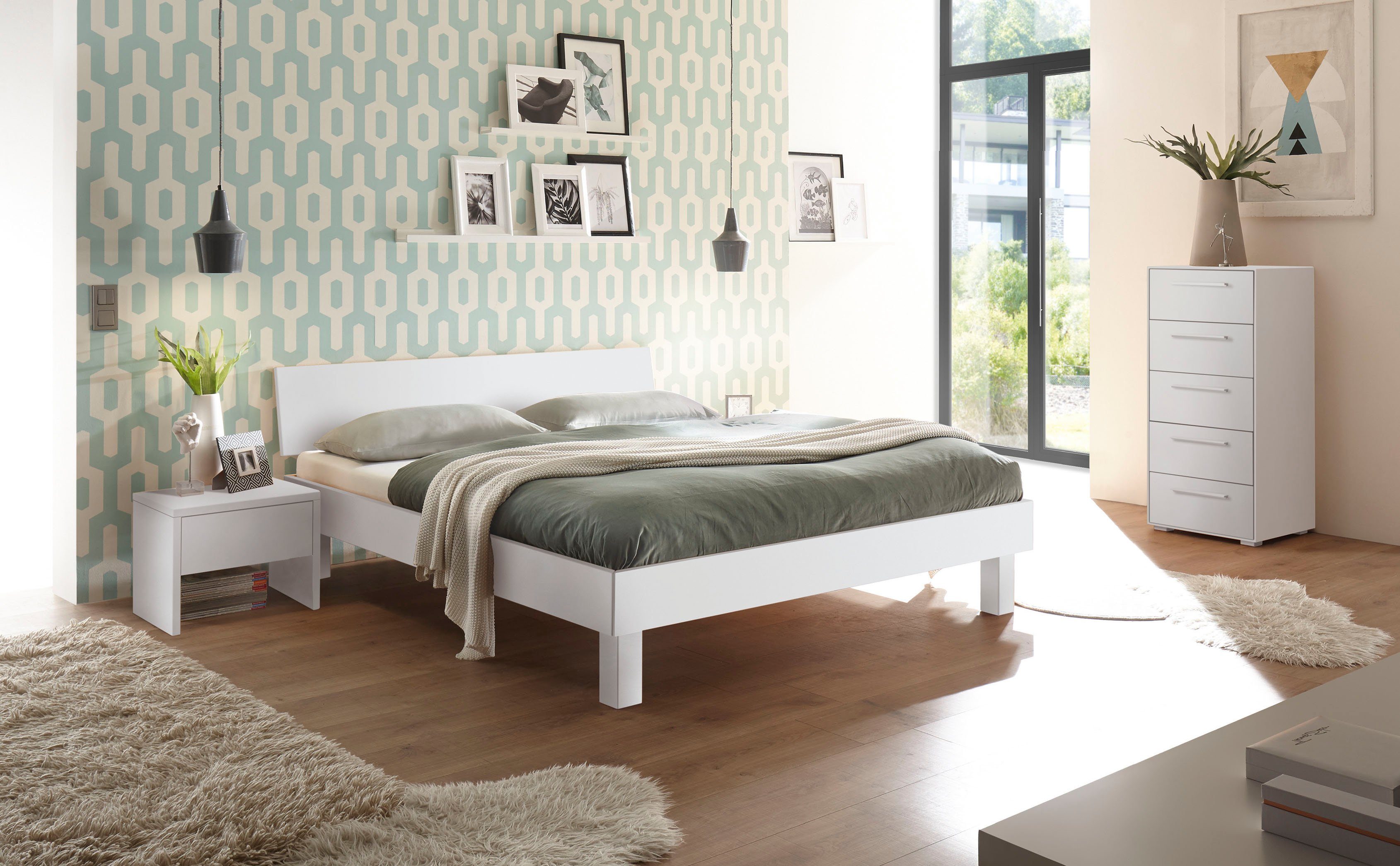 HASENA Holzbett "Forti" Fußhöhe 25 cm günstig online kaufen