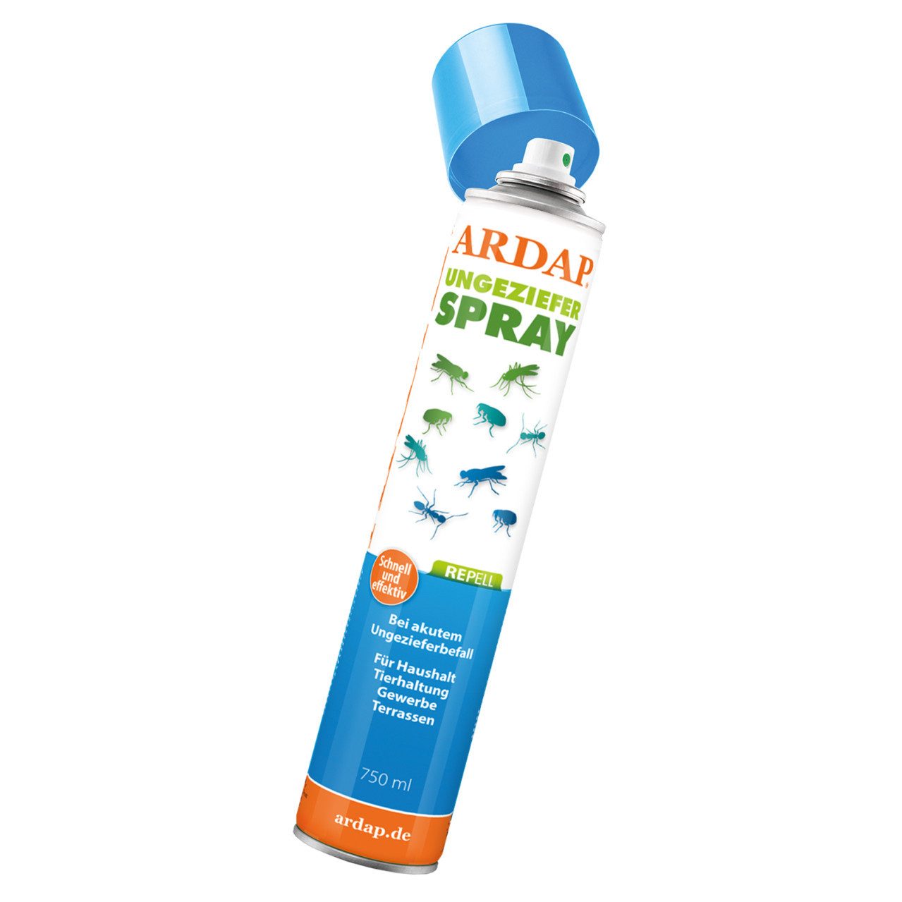 Ardap Insektenvernichter ARDAP Repell Ungezieferspray 750 ml