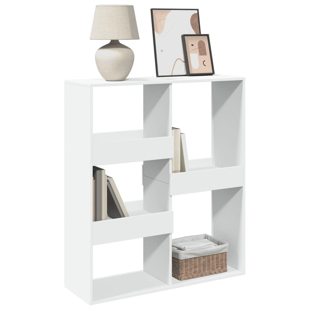 vidaXL Bücherregal Bücherregal/Raumteiler Weiß 100x33x115 cm, günstig online kaufen