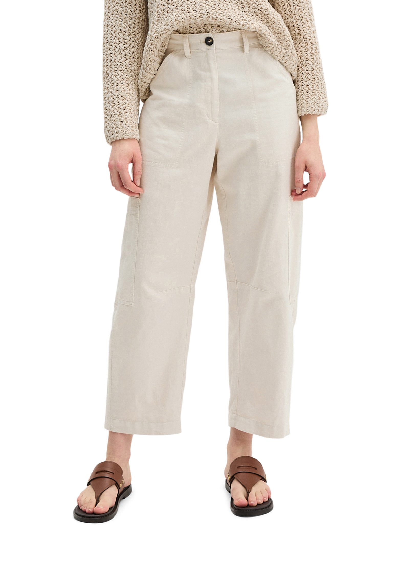 Marc O'Polo Chinohose aus Bio-Baumwolle-Lyocell-Leinen-Mix günstig online kaufen