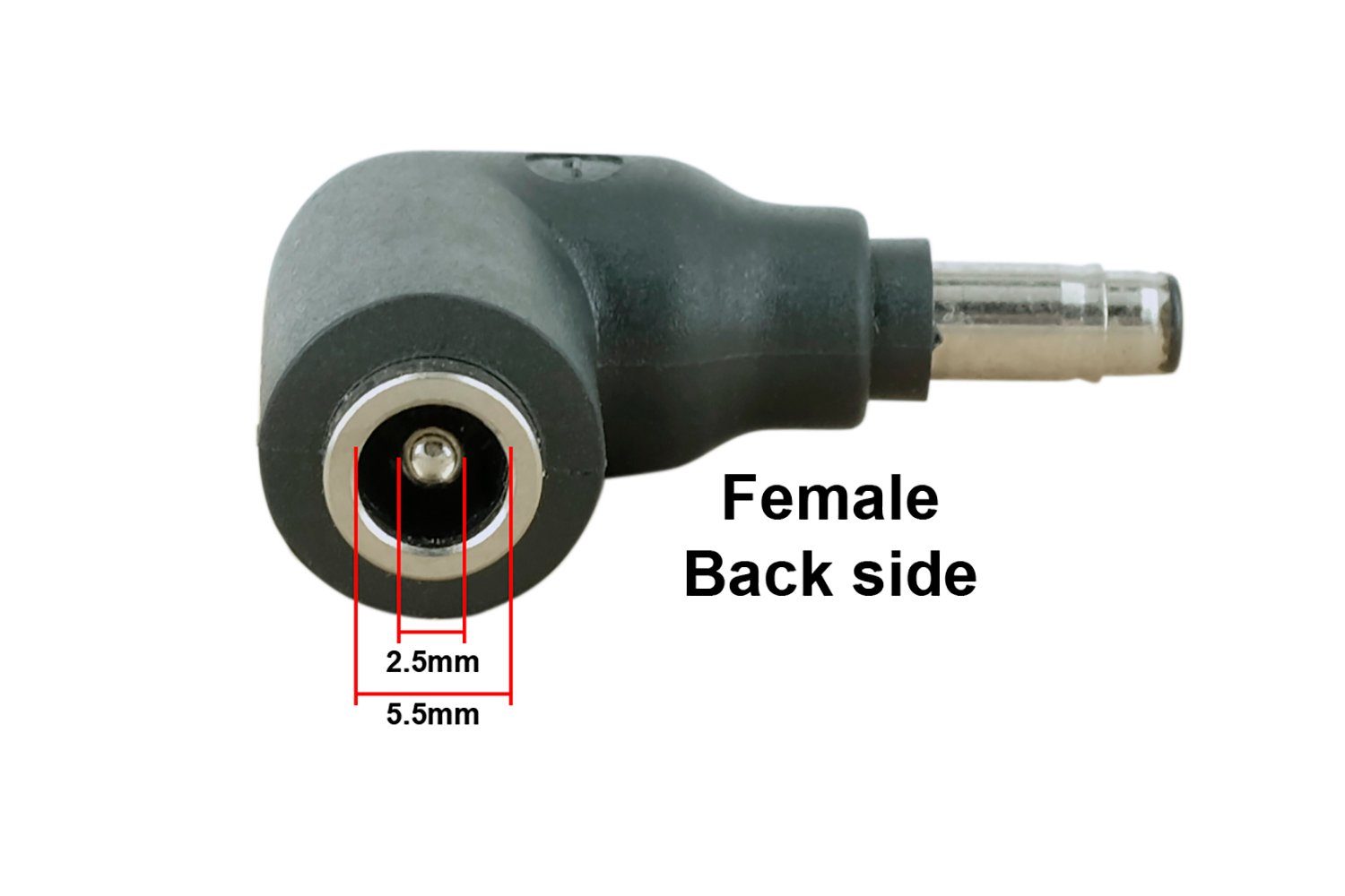 Thumbnail - PowerSmart HEAD1N Batterie-Verbindungskabel, C1-Steckerspitze – 4,0 x 1,75 mm Stecker mit 5,5 x 2,5 mm Buchse