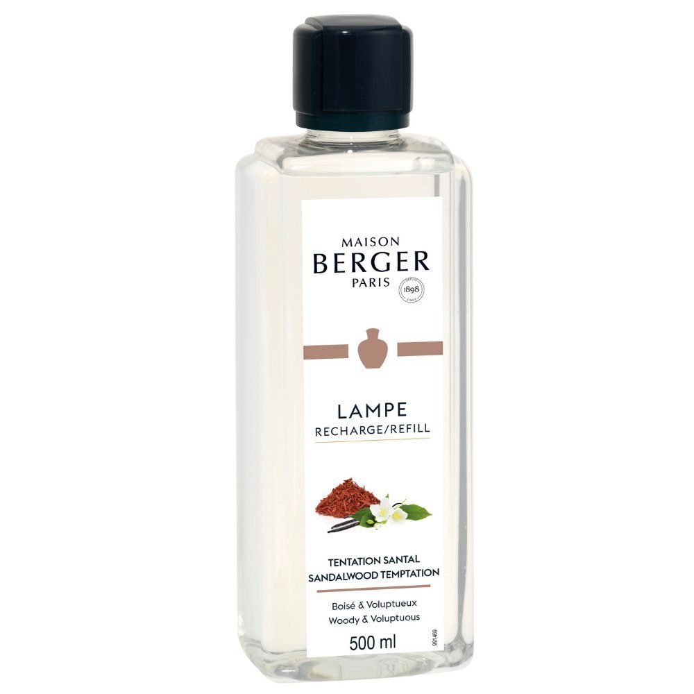 MAISON BERGER 500ml - (32€/1l) für Sandelholz Refill - PARIS - Duftlampe Berger Verführerisches Lampe