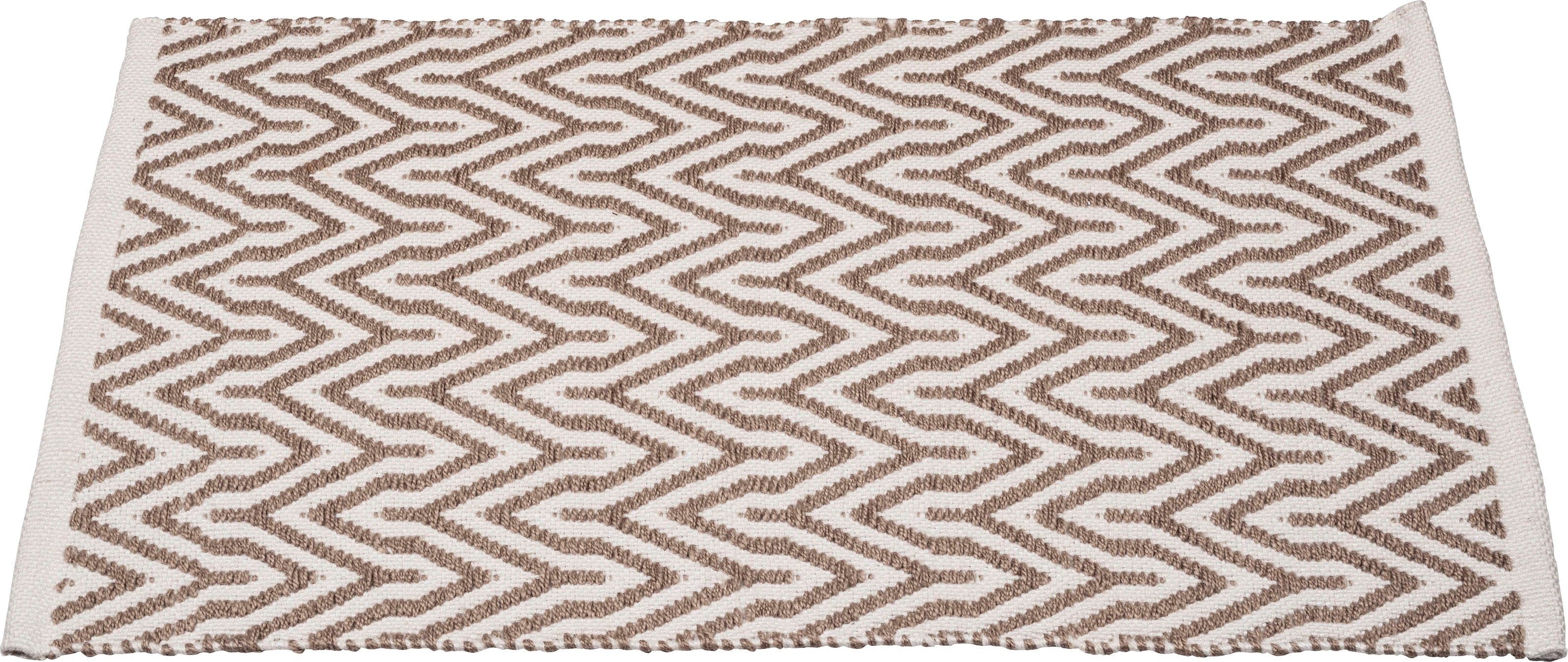 WENKO Badematte Altai, Höhe 8 mm, rechteckig, BxL: 50 x 80 cm