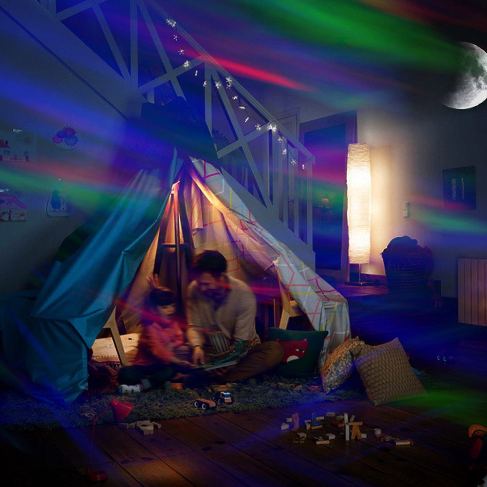 XIIW LED-Sternenhimmel LED Nachtlicht Bluetooth - Projektor Kinder Weiß Lautsprecher Sternenlicht Nebula Schlafzimmermmer Galaxy Halbkreis Geschenk, Sternenhimmel