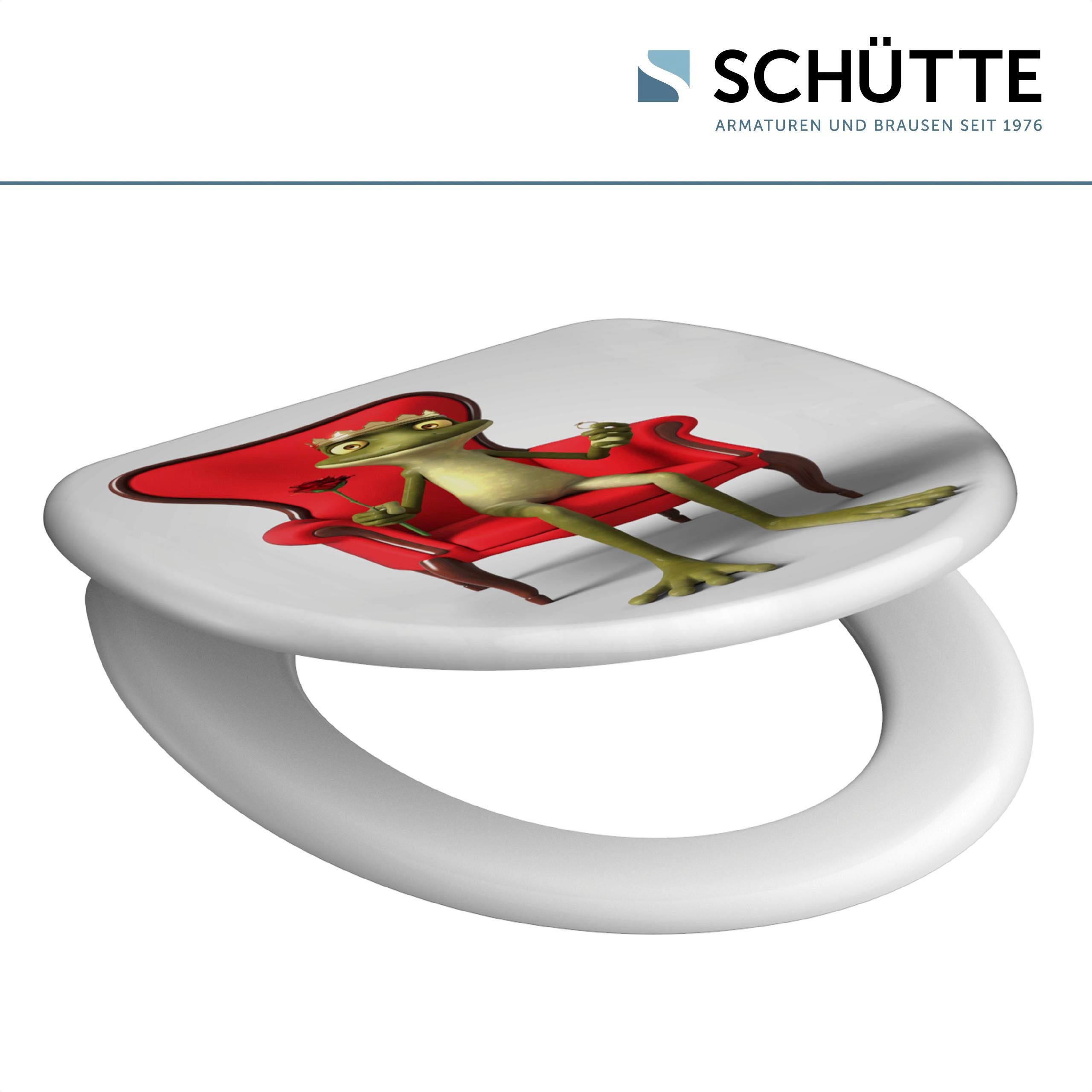 Schütte WC-Sitz Frog King, Duroplast, mit Absenkautomatik günstig online kaufen