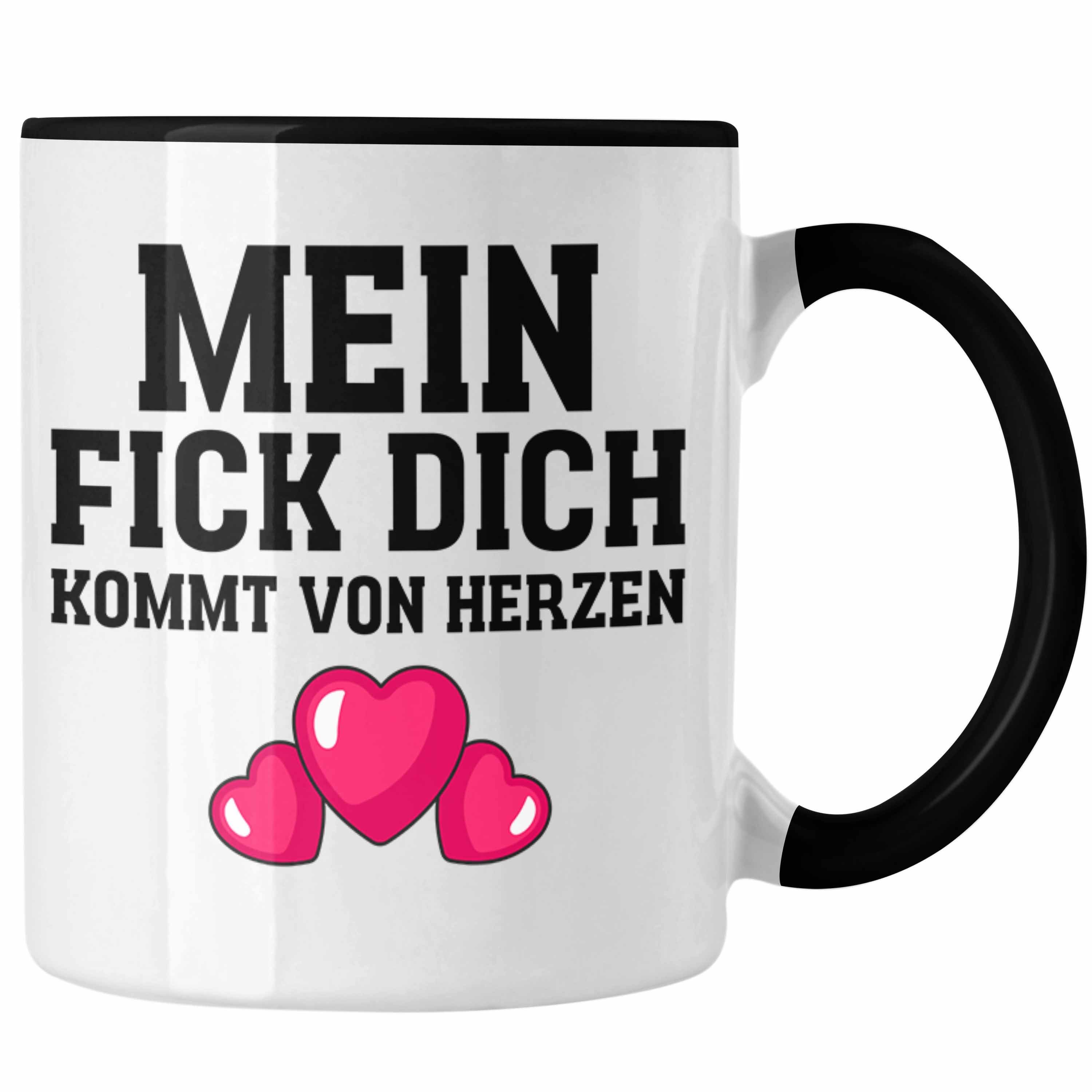 Tasse Spruch Dich Trendation Mein Schwarz Büro Kaffeetasse Kollegin Witzige Von Tasse Herzen mit Kollege Kommt - F Trendation Lustige