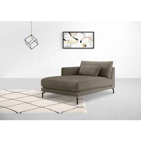 INOSIGN Chaiselongue Tarek 157/110 cm, Sofa, mit losen Rückenkissen