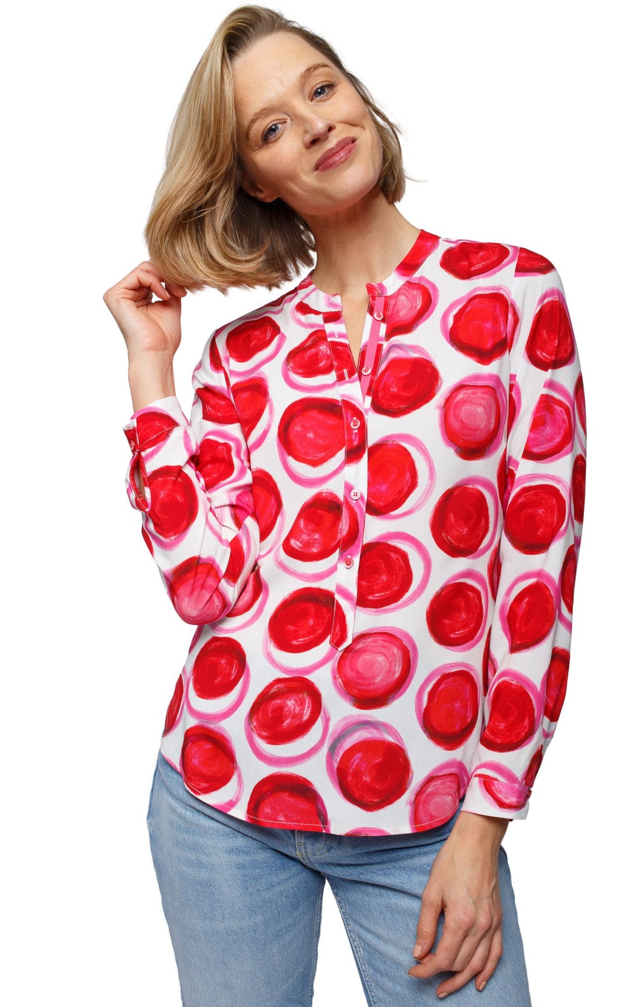 Emily Van Den Bergh Schlupfbluse Damenbluse 8325