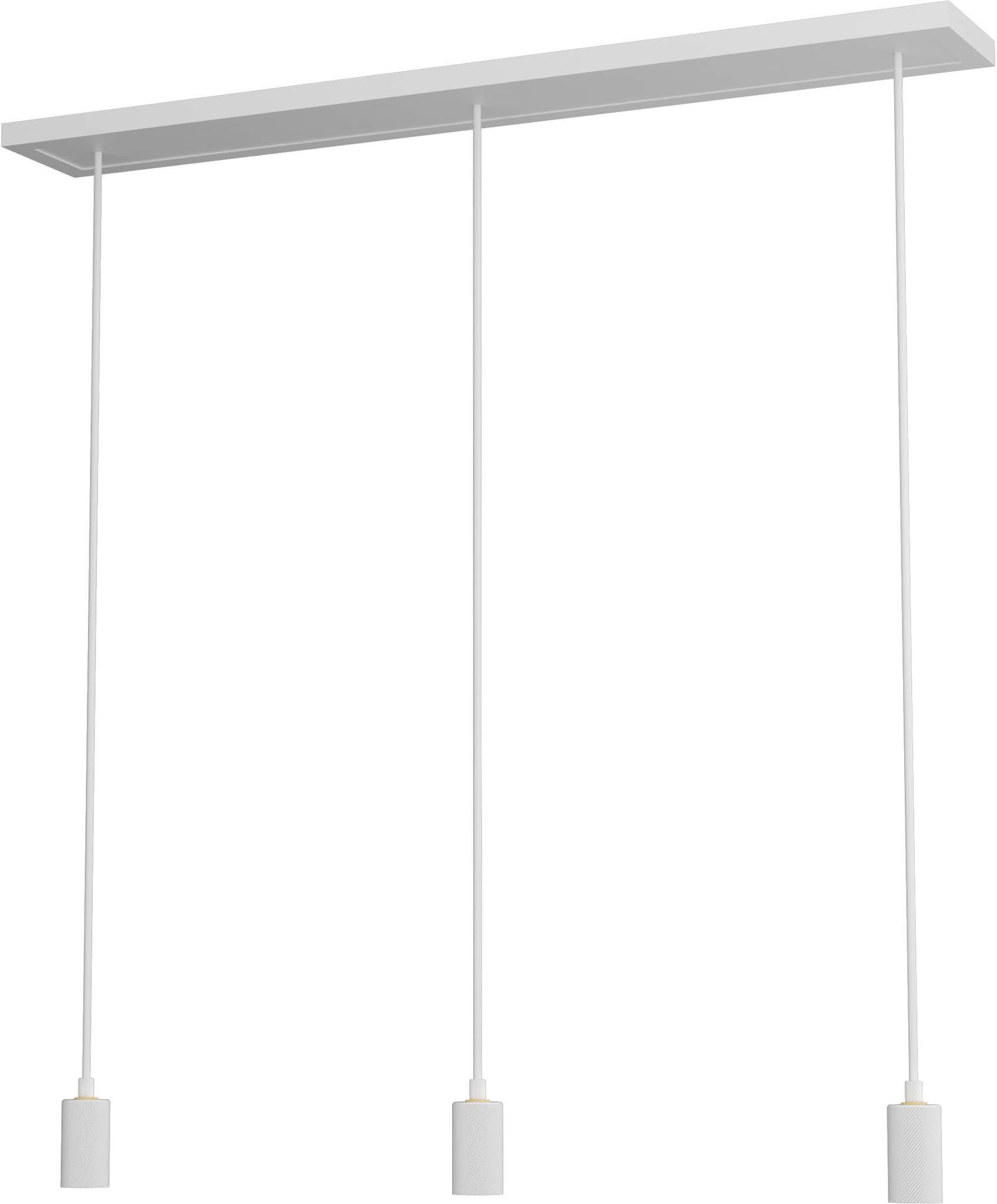 SEGULA Pendelleuchte MADOX 3-Wave white, ohne Leuchtmittel