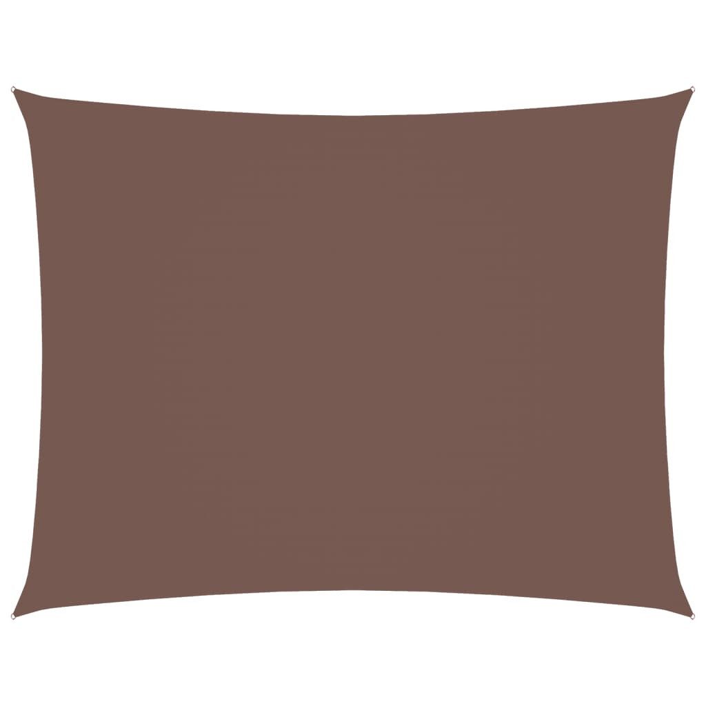 Sonnensegel Sonnensegel Oxford-Gewebe Rechteckig 3x4,5 m Braun