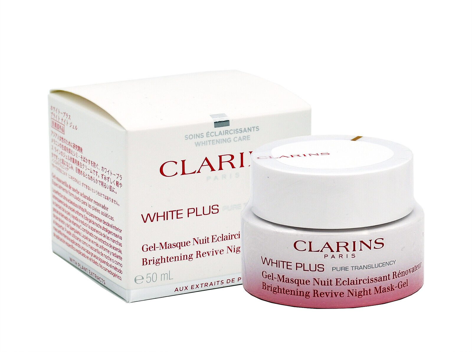 Clarins Gesichtsmaske Clarins White Plus Brightening Night Mask-Gel 50ml