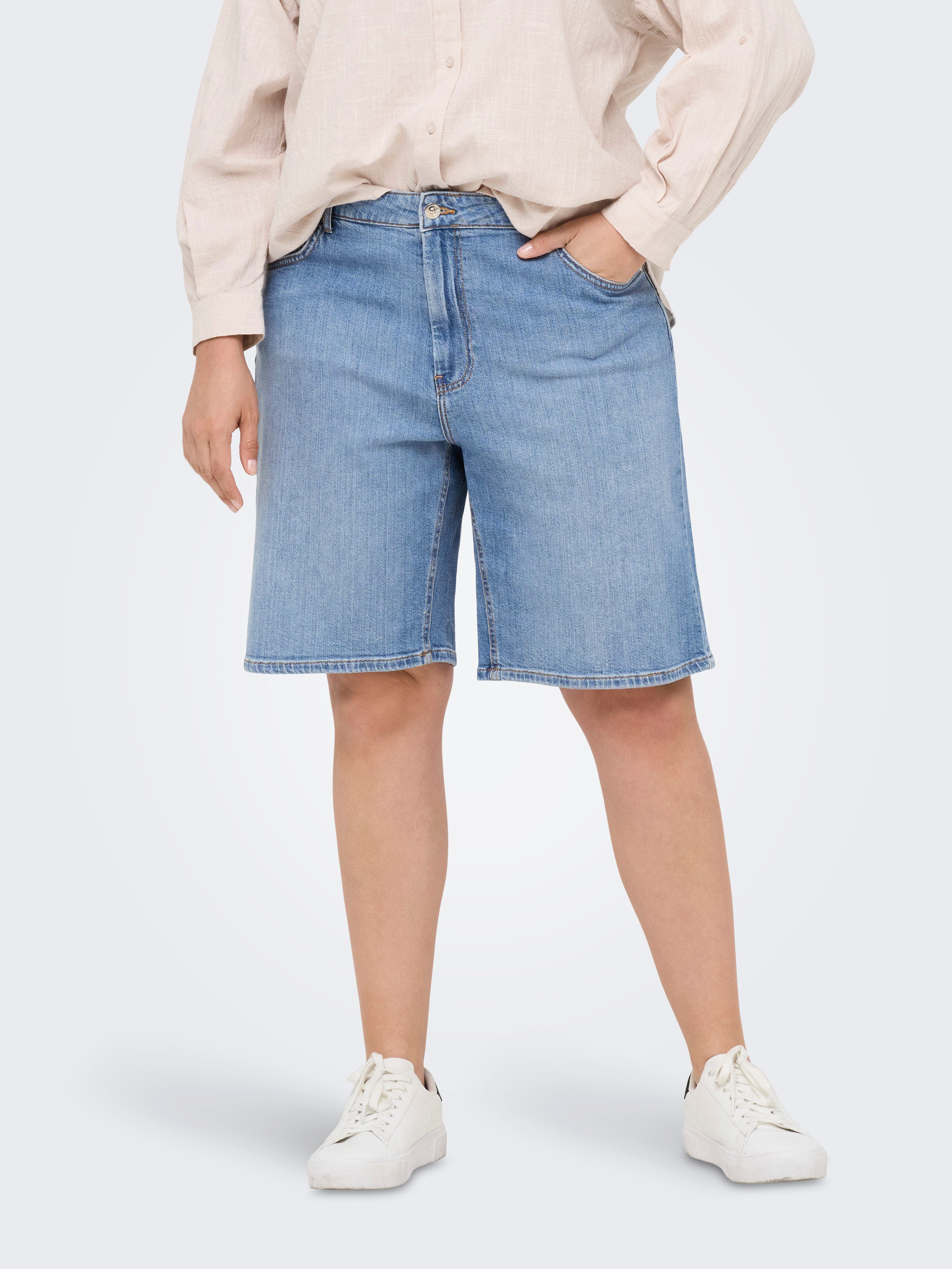 ONLY CARMAKOMA Jeansshorts CARSONNY HW WIDE DNM SHORTS NAS843 NOOS günstig online kaufen