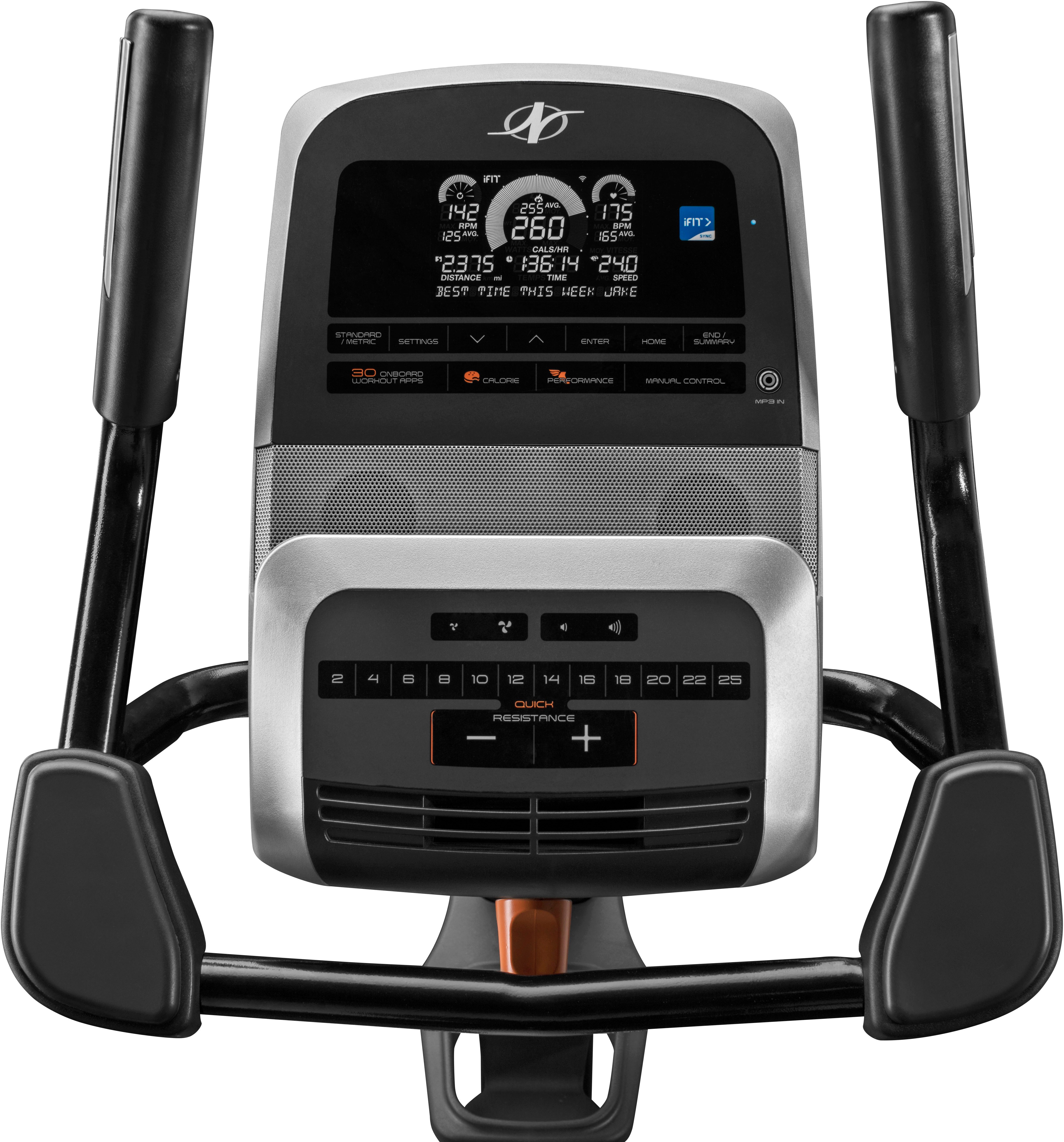 NordicTrack Heimtrainer GX 4.4 Pro (mit integr. Lautsprechern), 125 kg max. Benutzergewicht, Fahrrad, 25 Widerstandsstufen