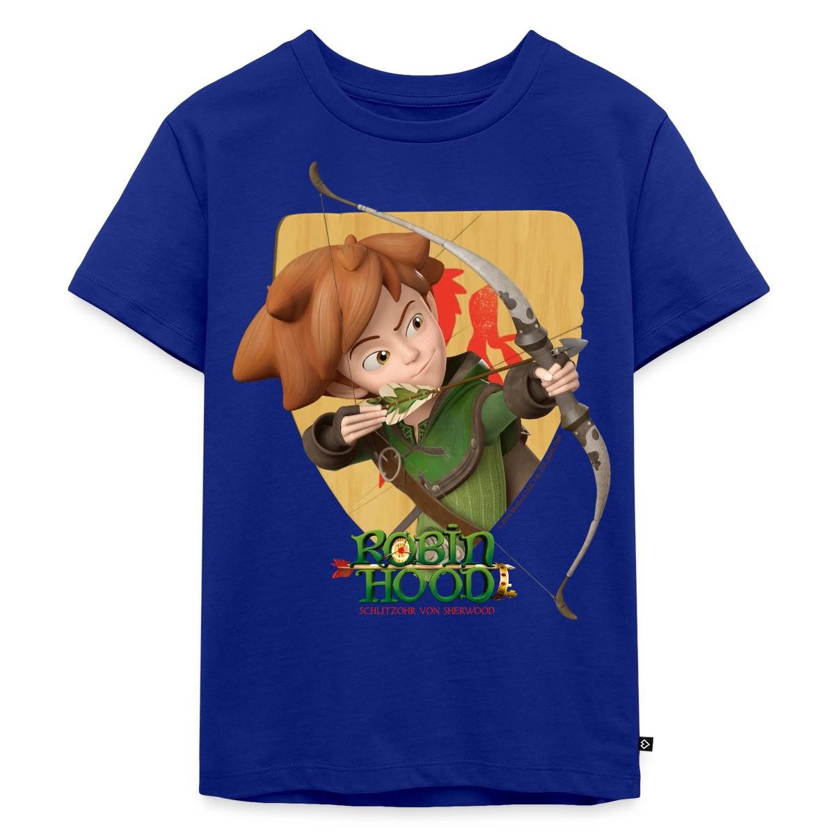 T-Shirt Robin Hood Schießt Mit Seinem Bogen Kinder Premium T-Shirt