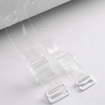 Lubgitsr BH-Träger Transparenter Rutschfester Bh-Träger, Verstellbarer Schultergurt (10 Paar)