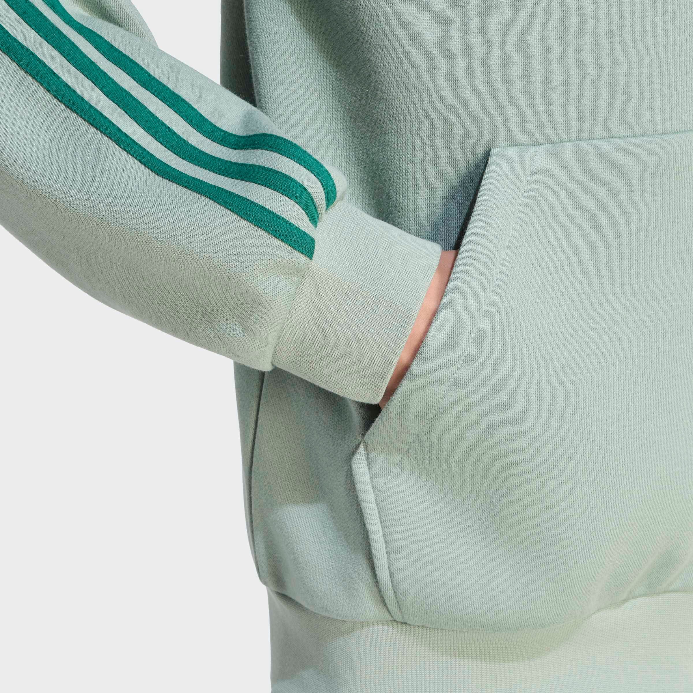 adidas Sportswear Kapuzensweatshirt ESSENTIALS 3-STREIFEN FLEECE