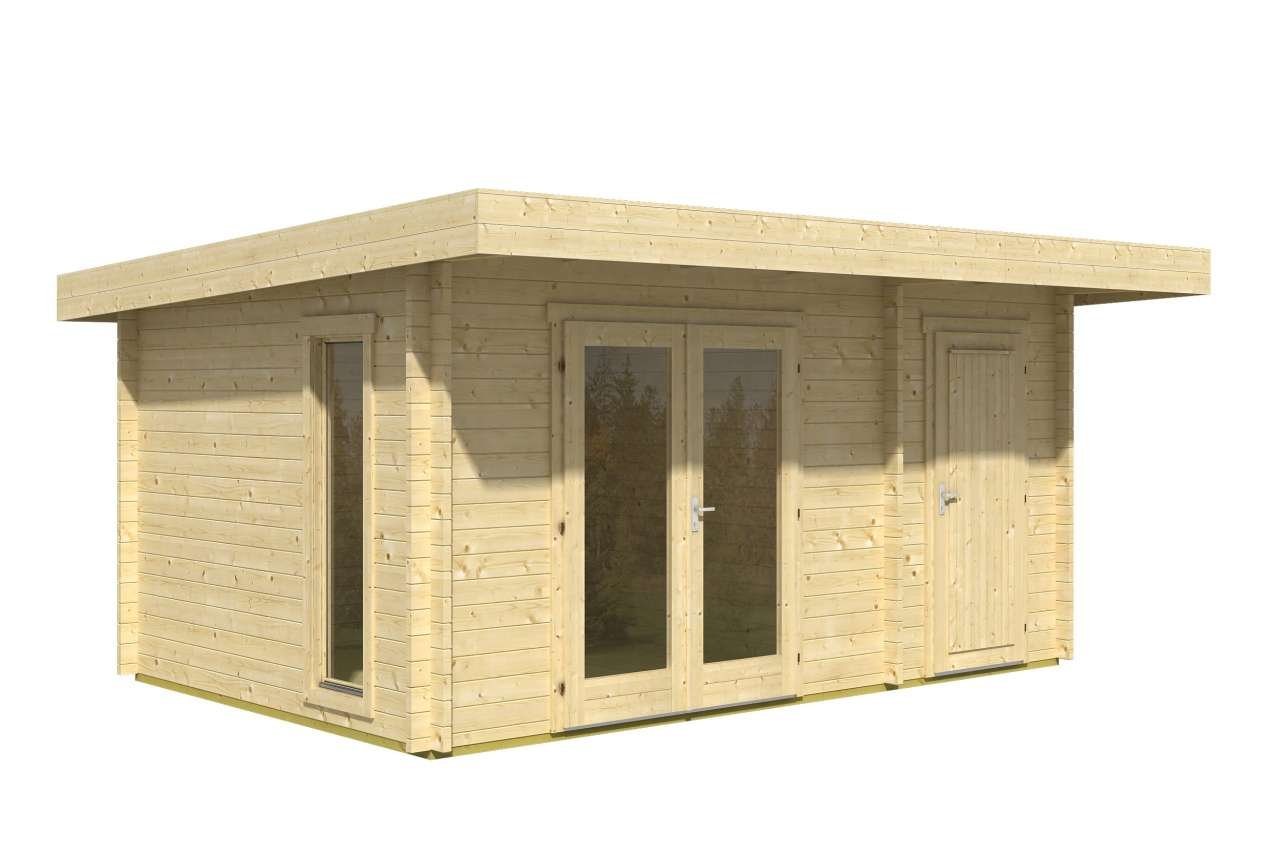 Thumbnail - LASITA MAJA Gartenhaus Chameleon 44 Holzhaus Blockbohlenhaus, BxT: 470x320 cm