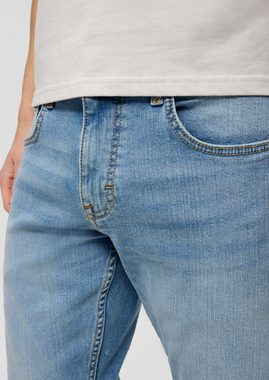 QS Stoffhose Jeans Shawn / Slim Fit / Mid Rise / Slim Leg Waschung