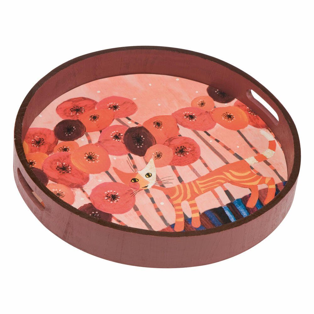 Goebel Tablett Fiori Rossi - Rosina Wachtmeister, Holz