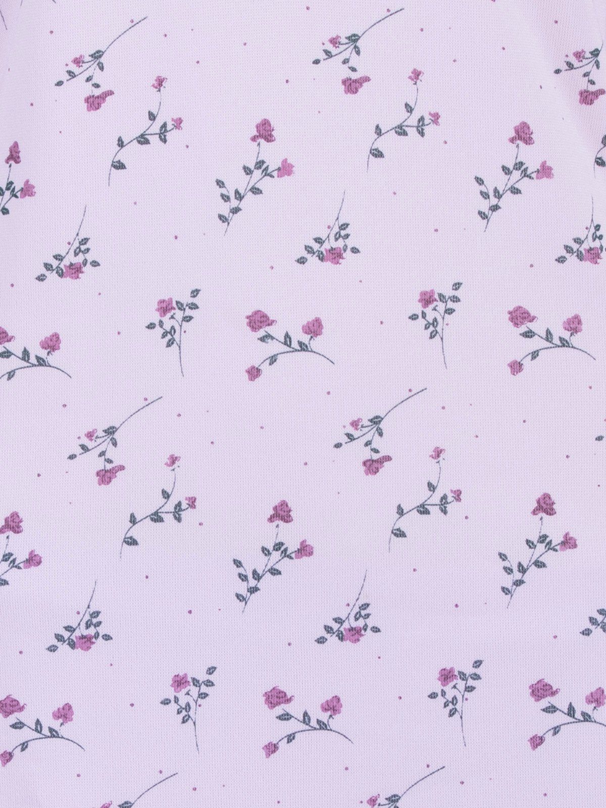 zeitlos Nachthemd Thermo Nachthemd Paspel rosa Blumen 