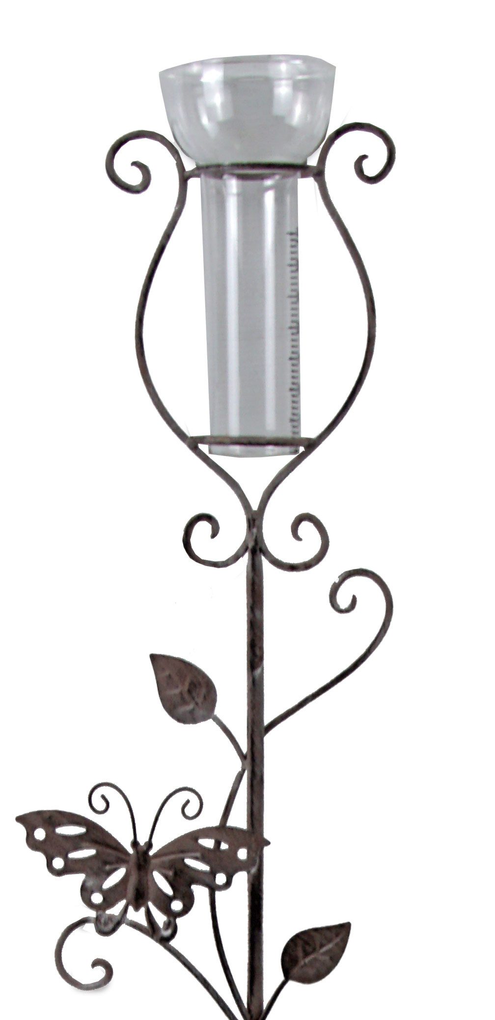 Posiwio Regenmesser Schmetterling Regenmesser (Regenmesser, Schmetterling, Glas inklusive)