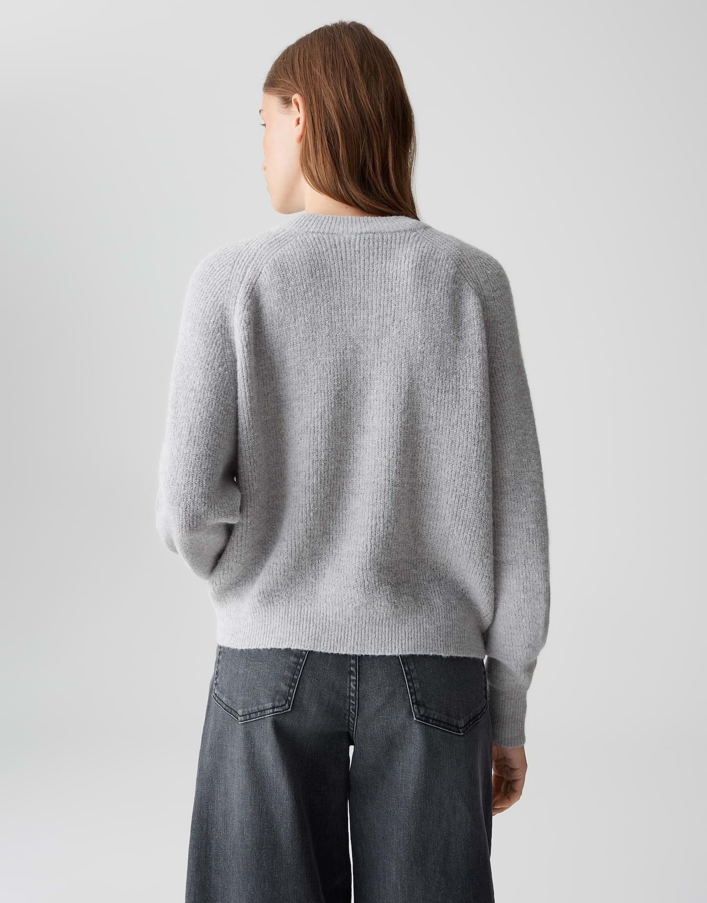 OPUS Cardigan Cardigan DORTY Boxy Fit aus Woll-Alpaka-Mix