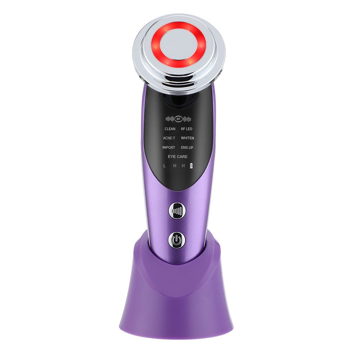 KINSI Kosmetikbehandlungsgerät EMS-Beauty-Gerät,Gesichtsmassagegerät,Kosmetische HF-Instrumente, Reinigt und entgiftet,strafft und strafft die Haut