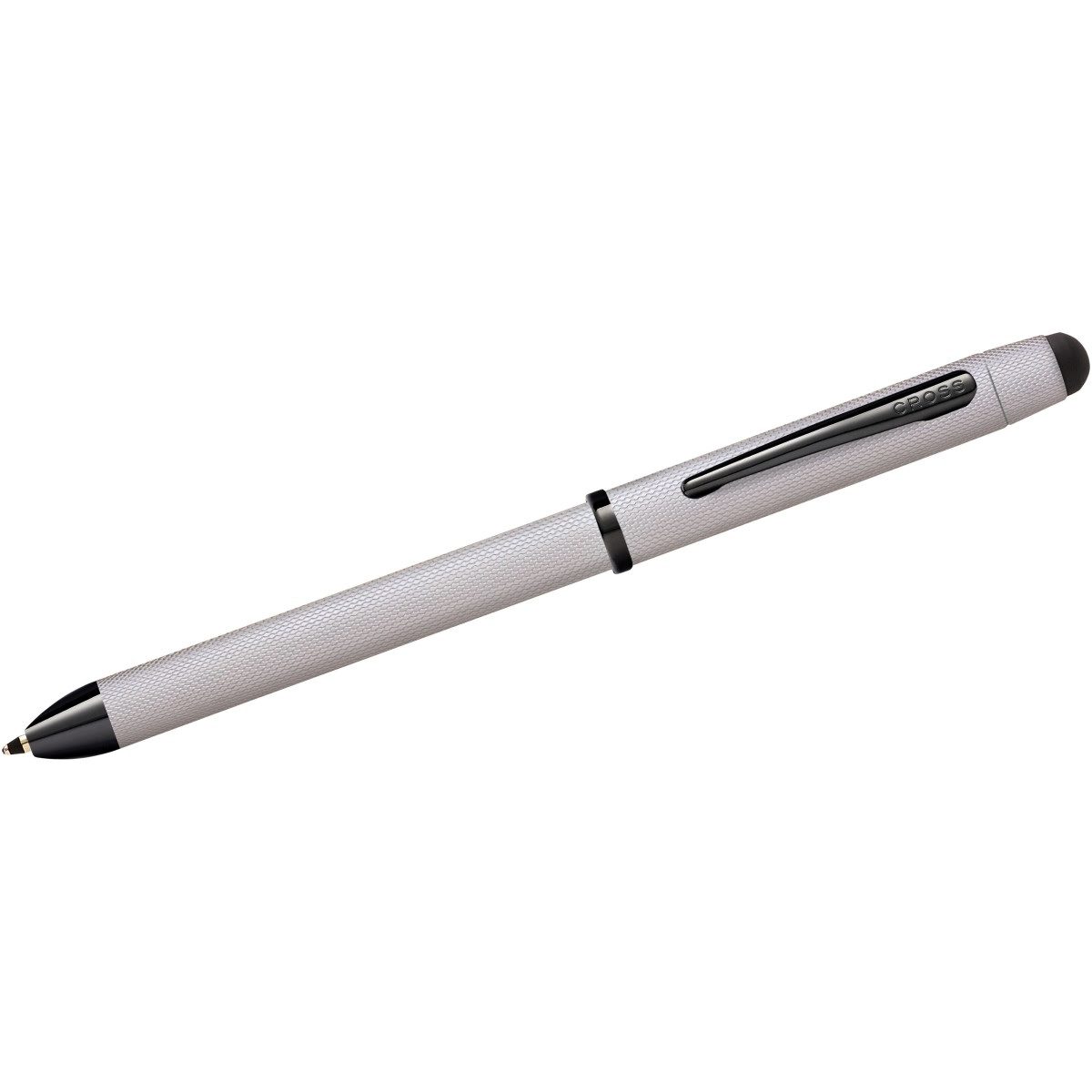 Kugelschreiber Multifunktionsstift Tech 3+ Chrom gebürstet Geschenkbox.