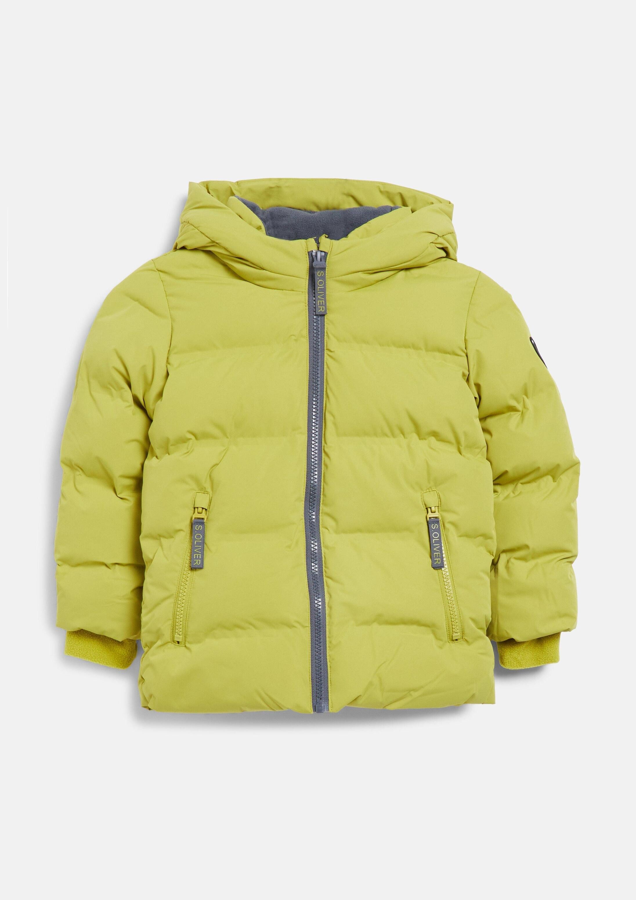 s.Oliver Winterjacke Outdoor-Jacke Wasserabweisende Winterjacke mit Fleecefutter