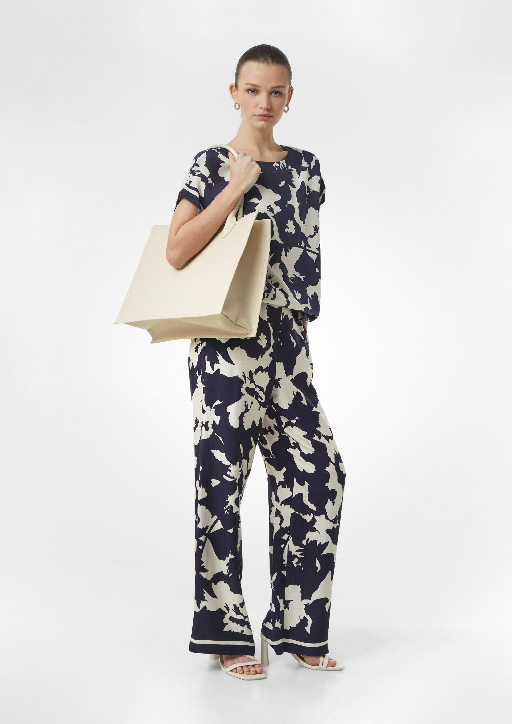 comma Shopper Shopper, Shopper aus Glattleder mit Magnetverschluss