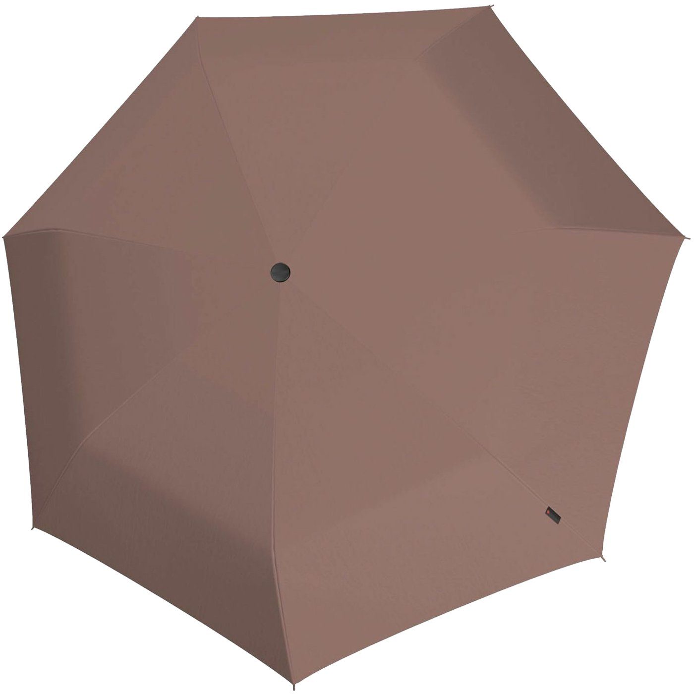 Knirps® Taschenregenschirm Mini mit Begleiter Super - - rosé, leichte, ecorepel-Technologie der kleine, 2Glam kompakte X1 rosa