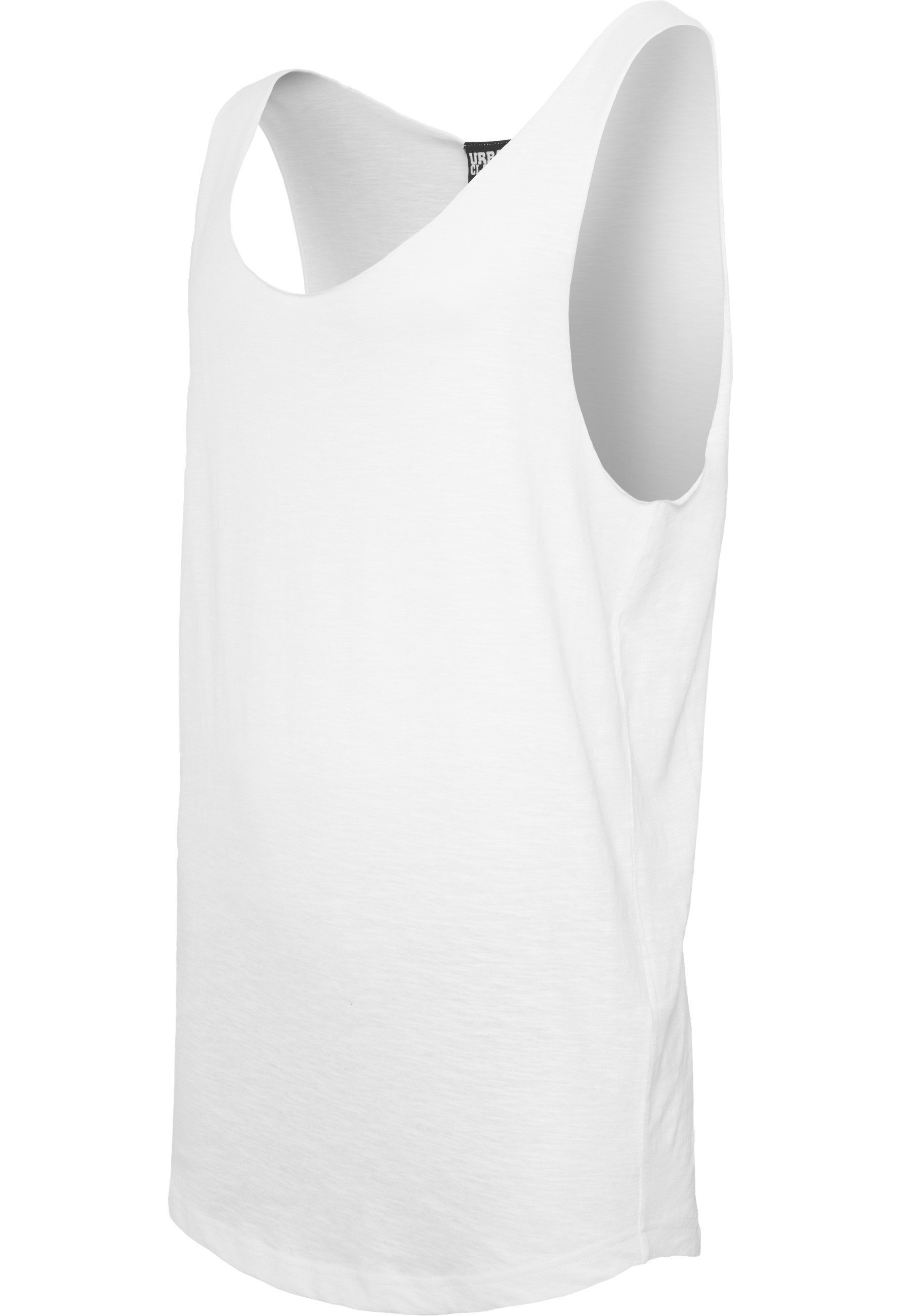 URBAN CLASSICS Tanktop Urban Classics Herren Long Shaped Open Edge Loose Tank (1-tlg)