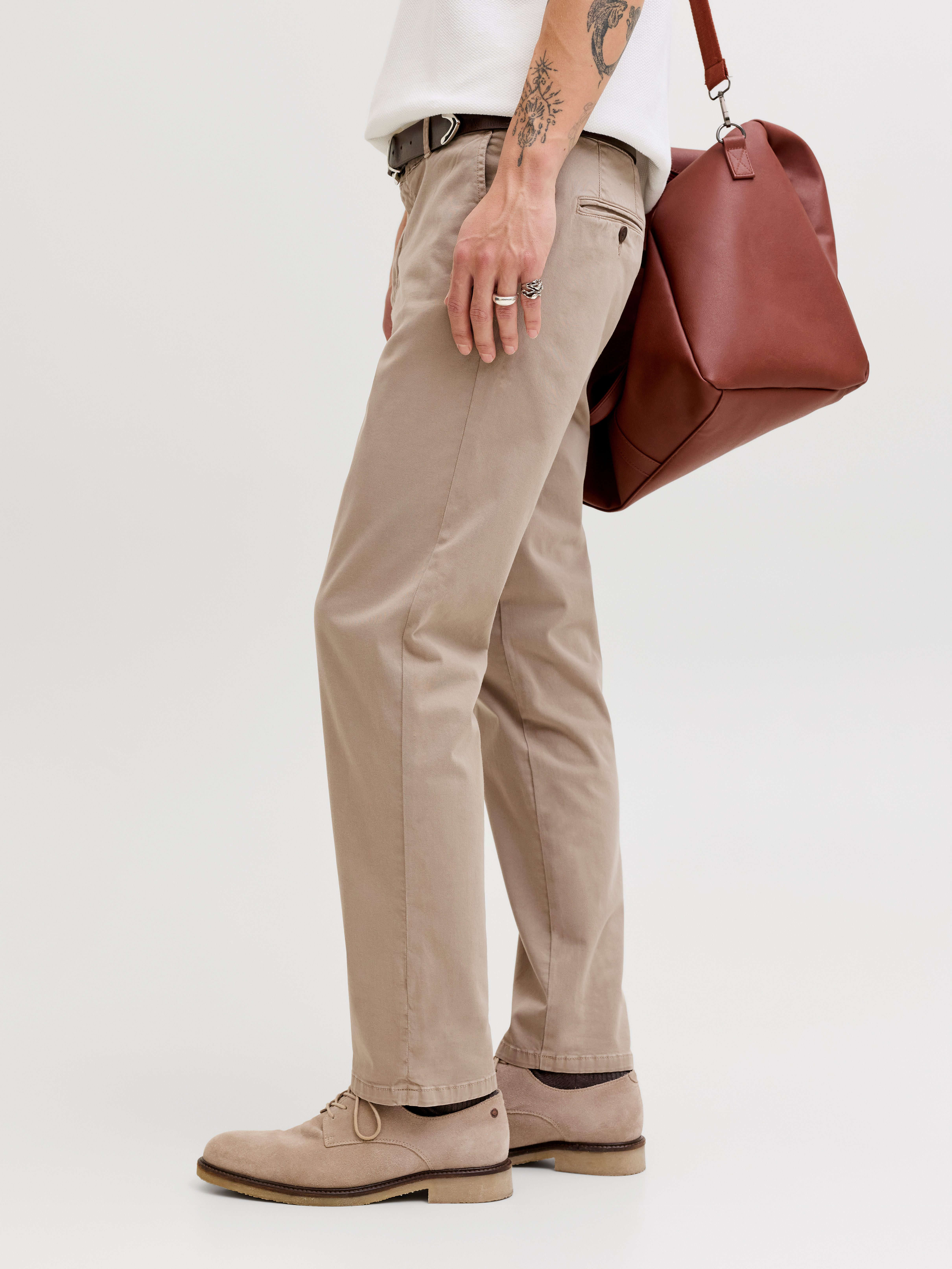 Jack & Jones Chinohose JPSTOLLIE VANCE CHINO NOOS Baumwollmischung, normal geschnitten