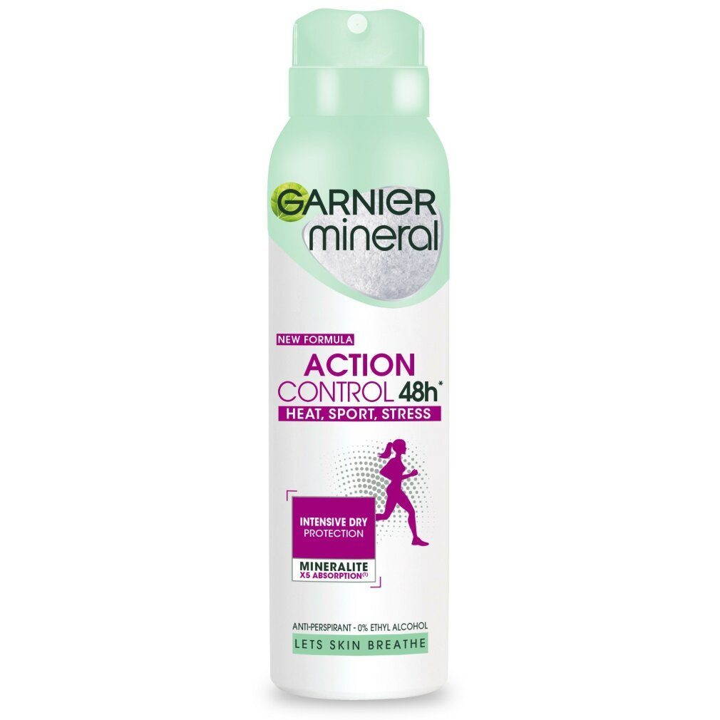 GARNIER Deo-Roller Mineral Deodorant Spray Action Control 48h - Sport, 150ml