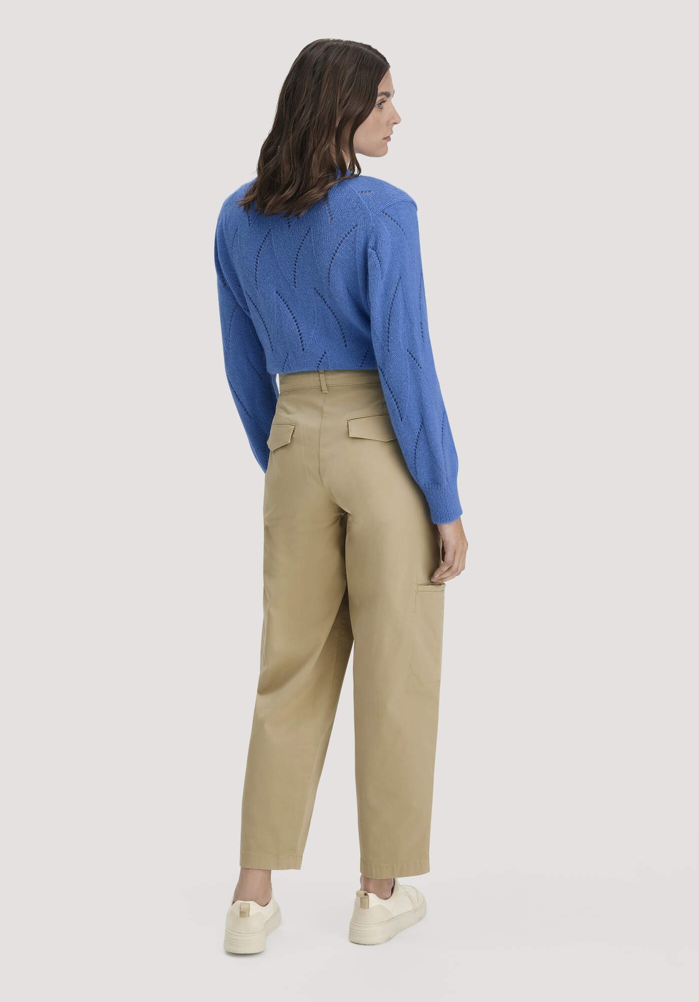 Hessnatur Stoffhose Soft Utilty Cargo Relaxed aus Bio-Baumwolle (1-tlg)