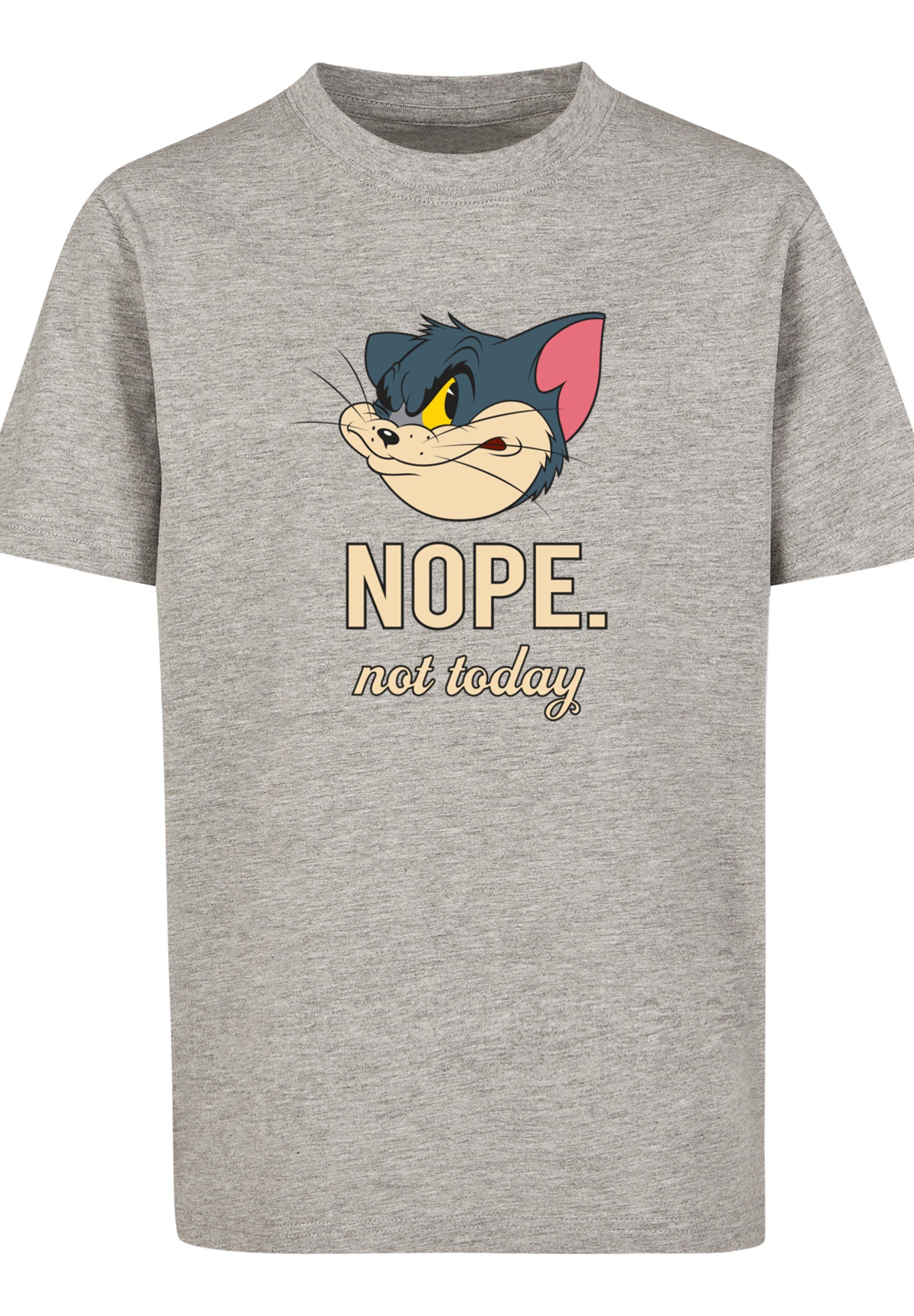 Nope heather F4NT4STIC Not TV T-Shirt and grey Tom Print Serie Today Jerry