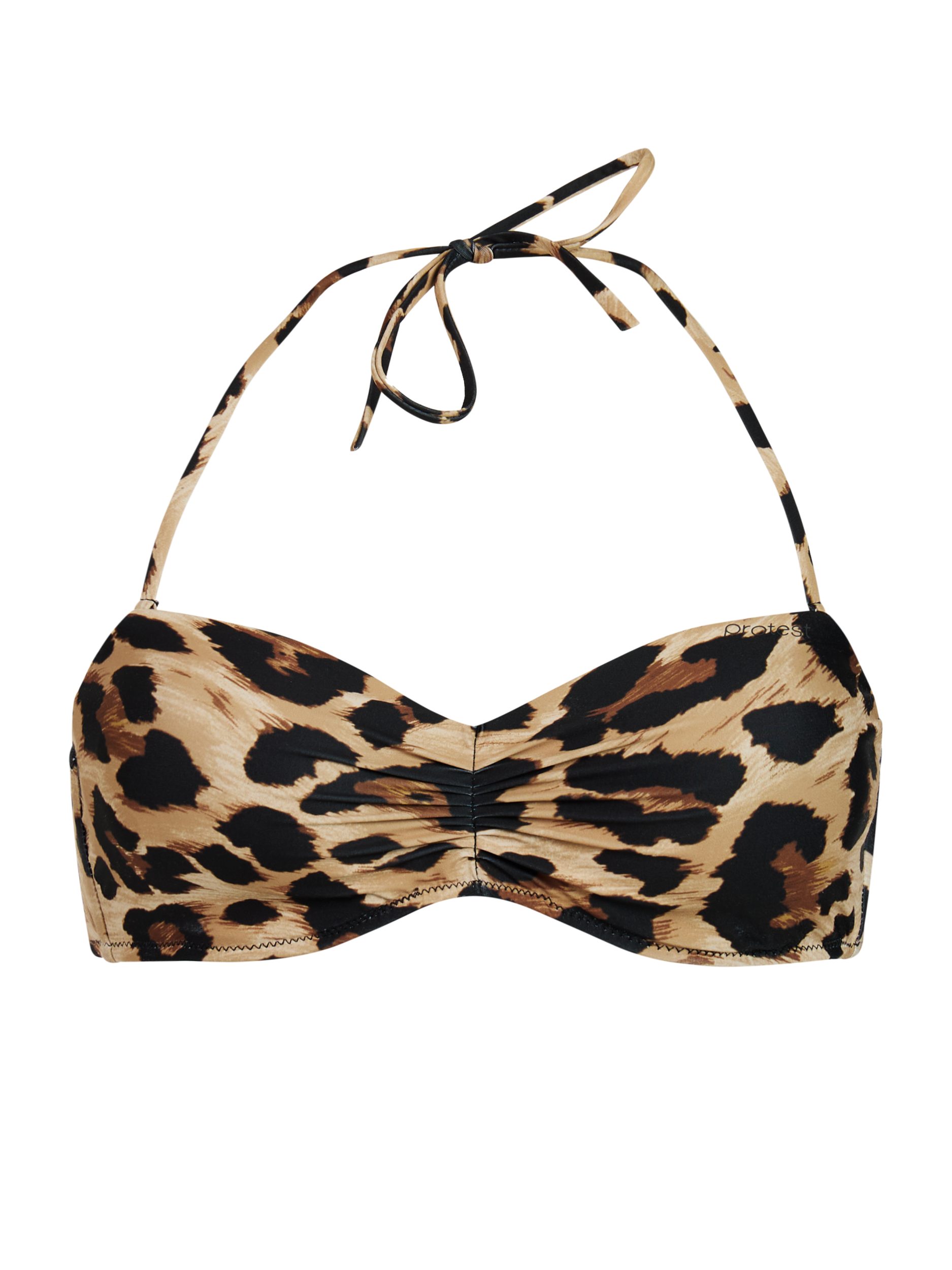 Protest Balconette-Bikini MIXLeslie bandeau top B&C-cup FUDGECAMEL